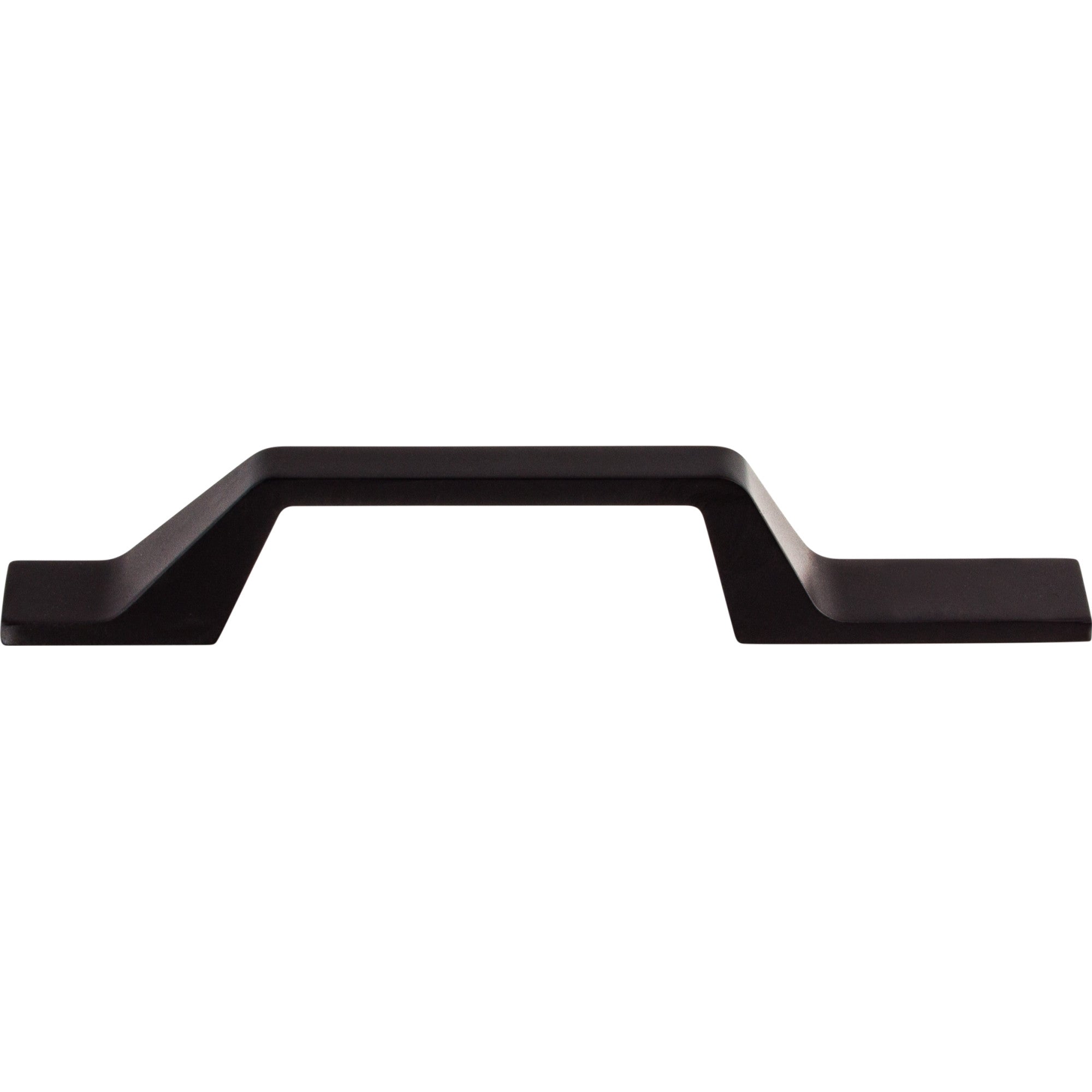 Modern Metro Asymmetrical 3 1/2" Center to Center Bar Pull - Flat Black