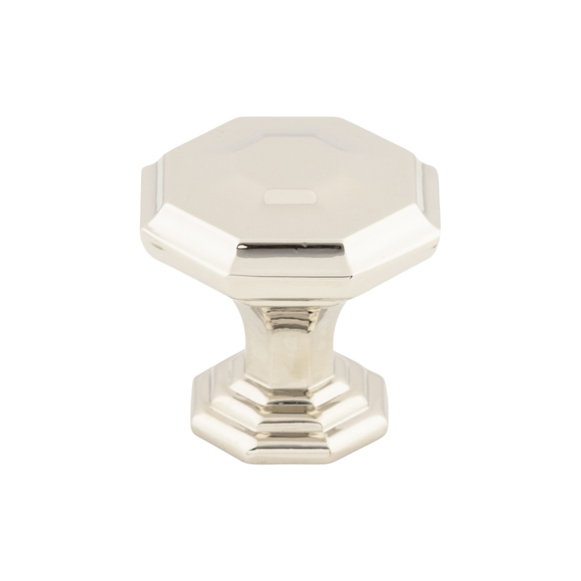Chalet Round Knob - Polished Nickel