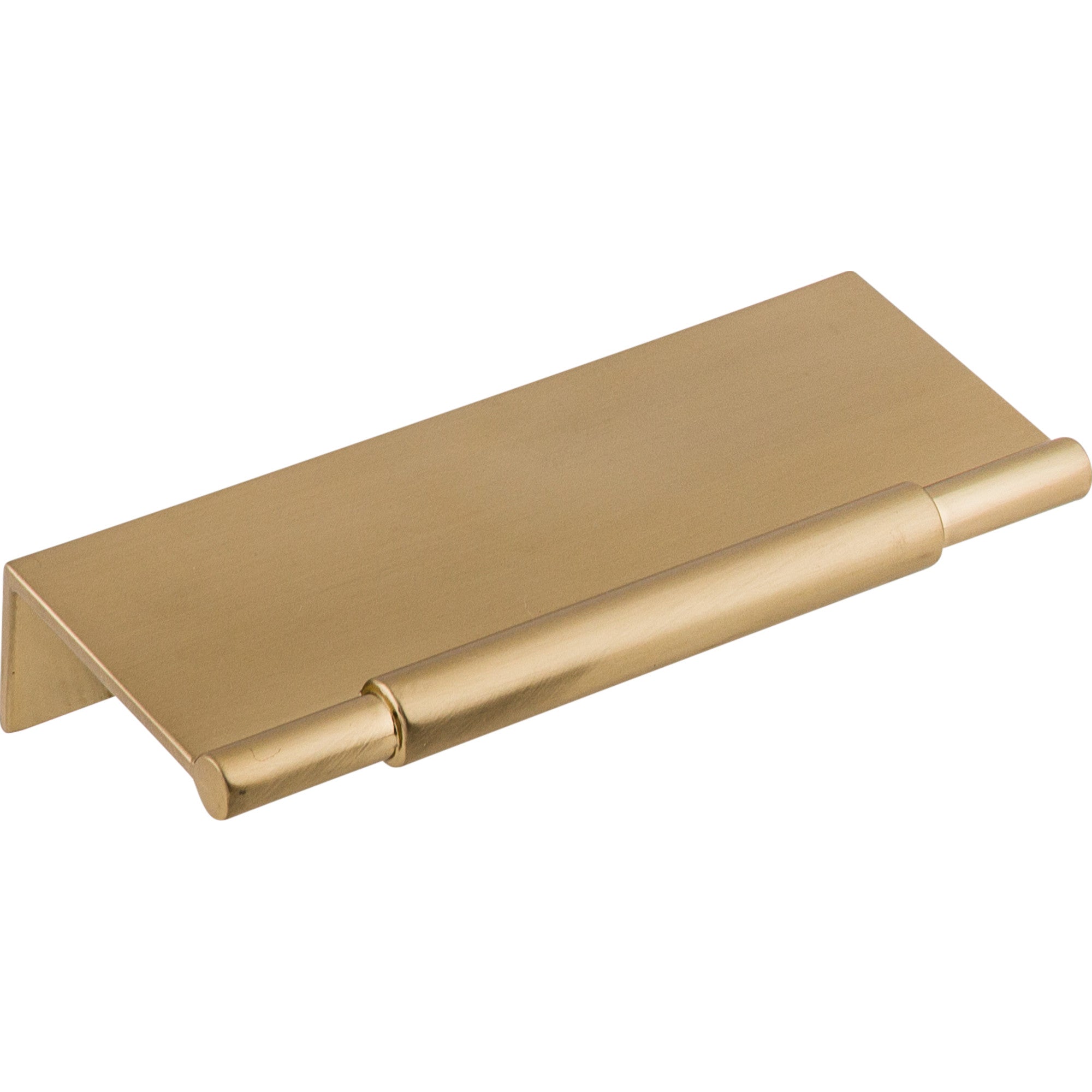 Crestview 3" Center to Center Finger Pull - Honey Bronze