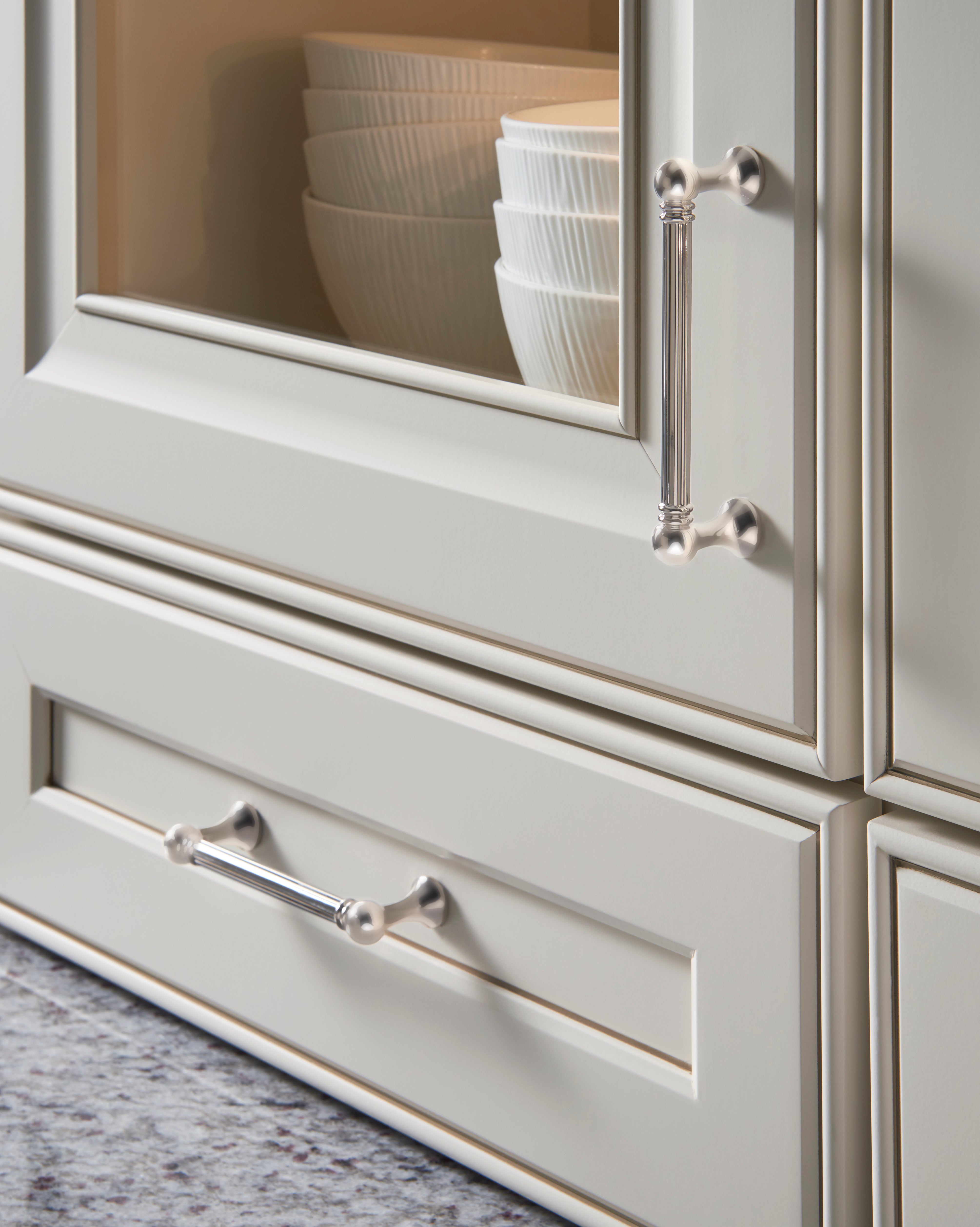 Grace 3 3/4" Center to Center Bar Pull - Polished Nickel