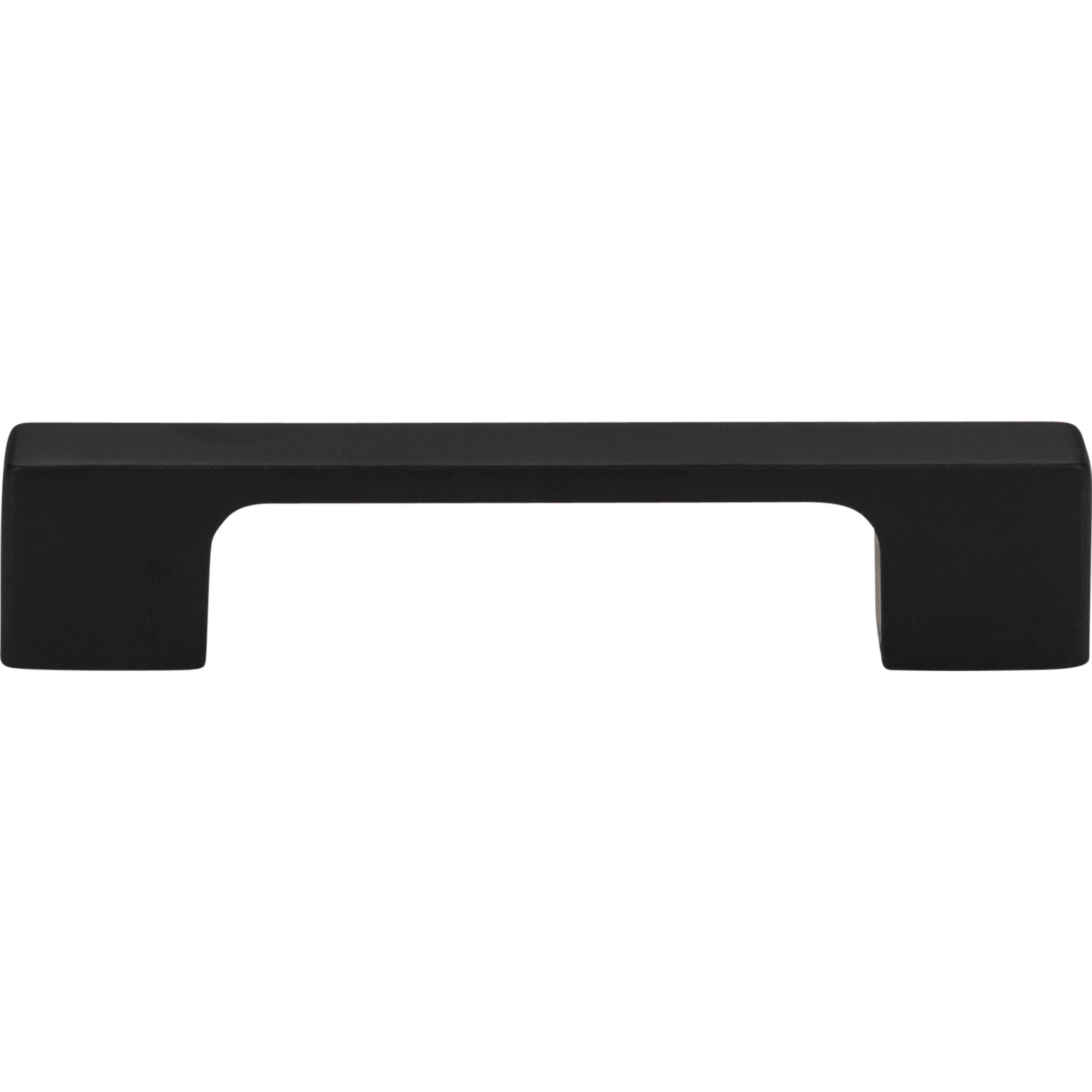 Thin Square Bar Pull - Matte Black