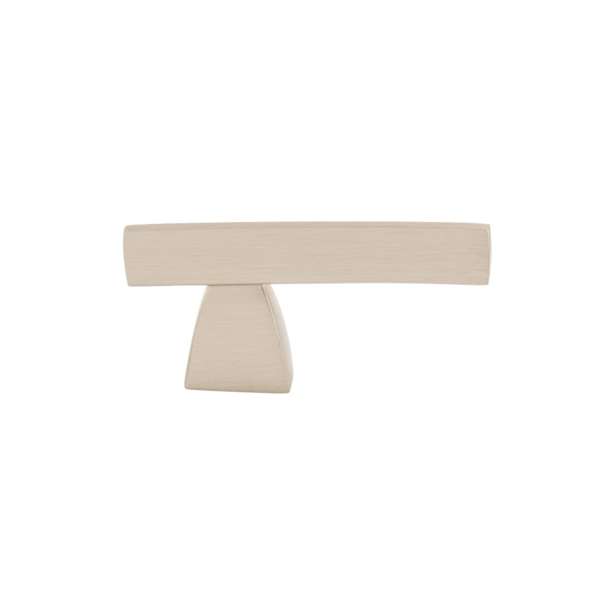 Arched 2 1/2" Length Novelty Knob - Brushed Satin Nickel
