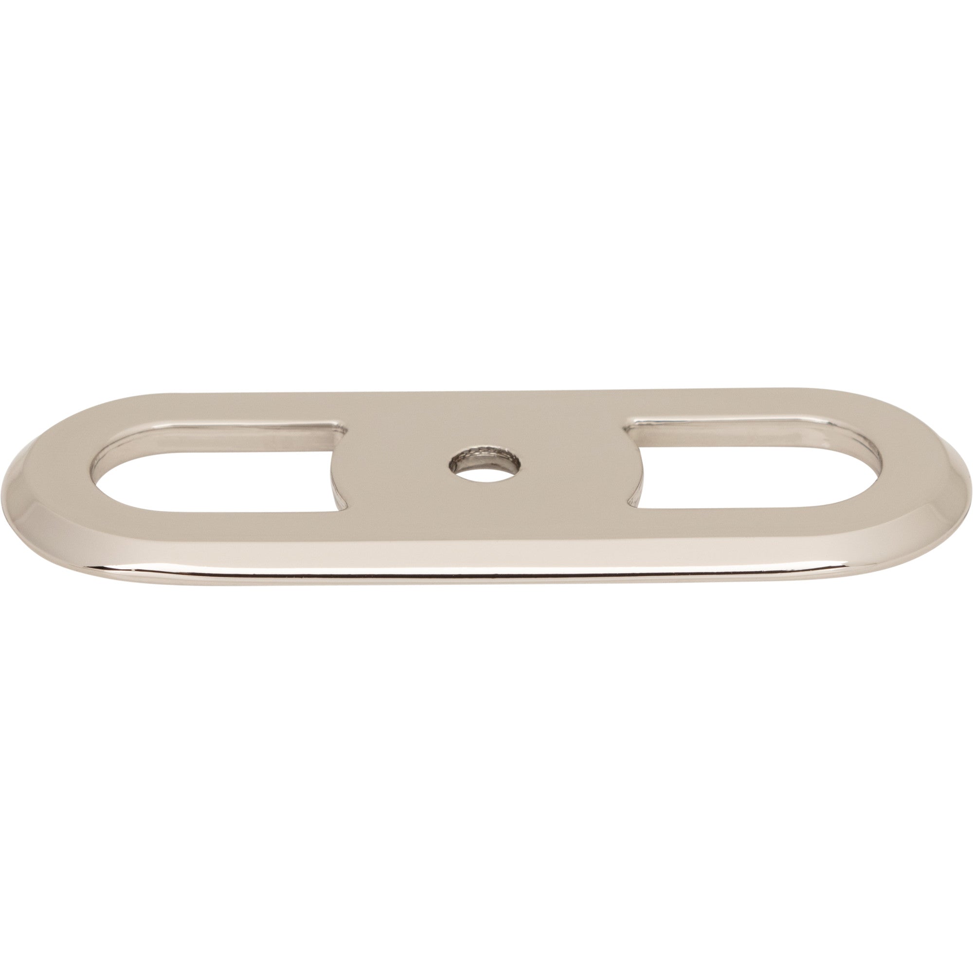 Brockwell 2 3/4" Center to Center Pull Backplate - Polished Nickel