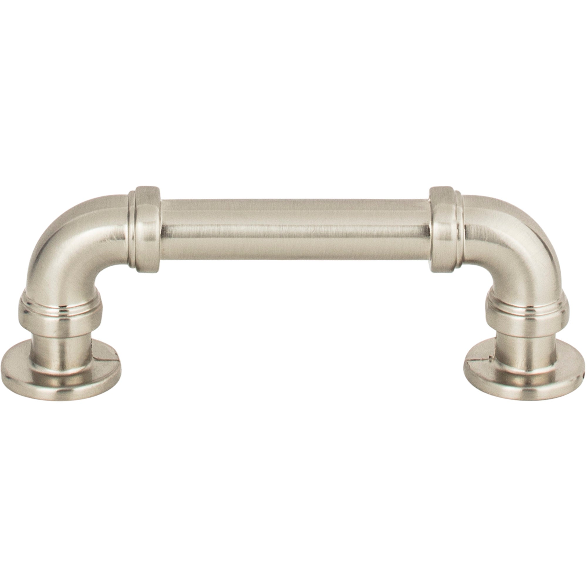 Steam Punk Bar Pull - Brushed Nickel