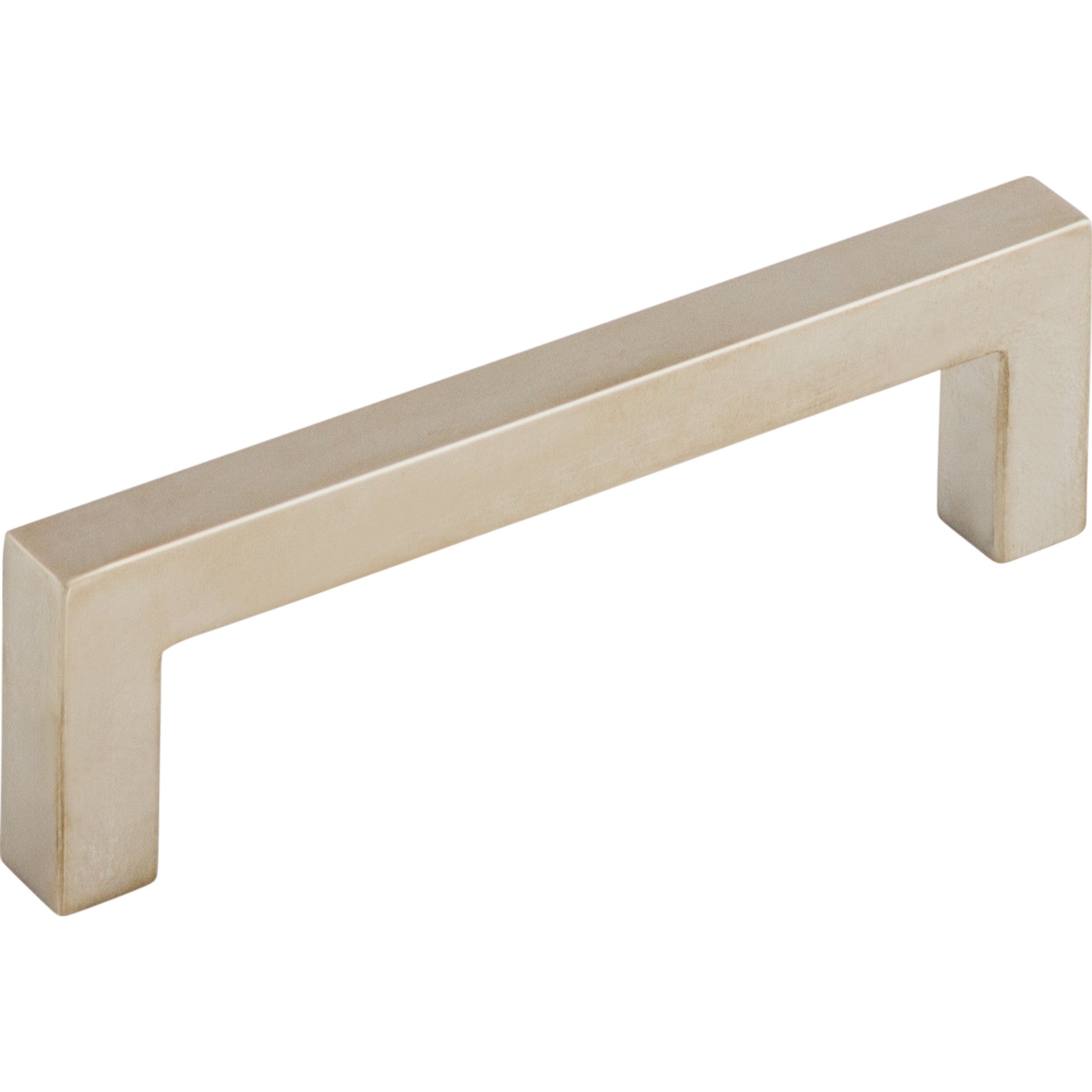 Square Bar 3 3/4" Center to Center Bar Pull - Polished Nickel