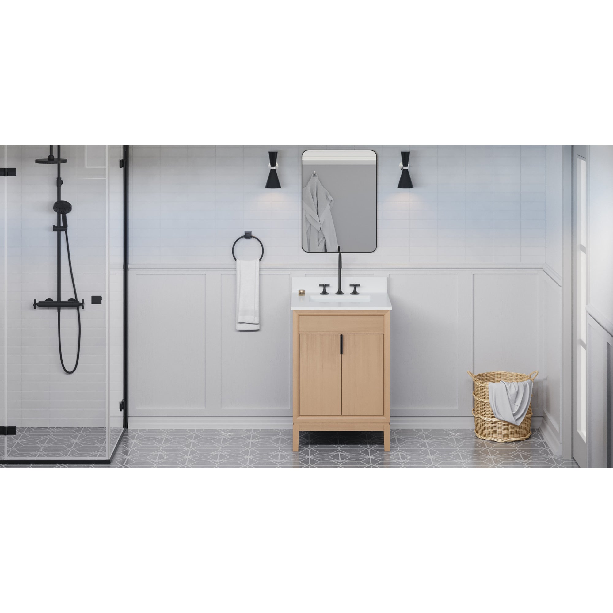 24" Theodora Vanity – Natural Oak