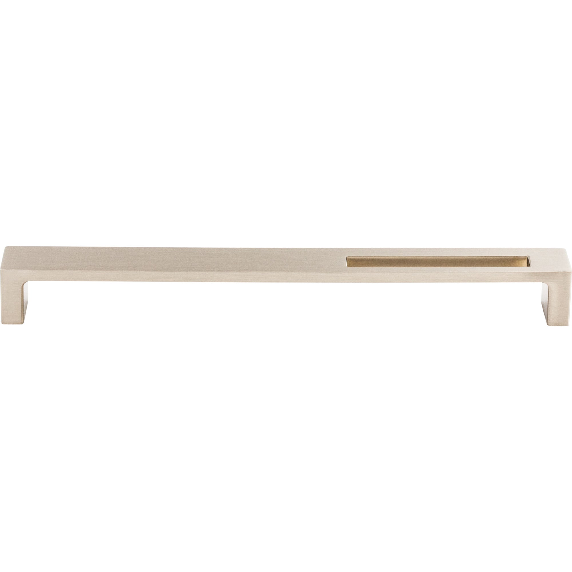 Modern Metro Slot 9" Center to Center Bar Pull - Brushed Satin Nickel