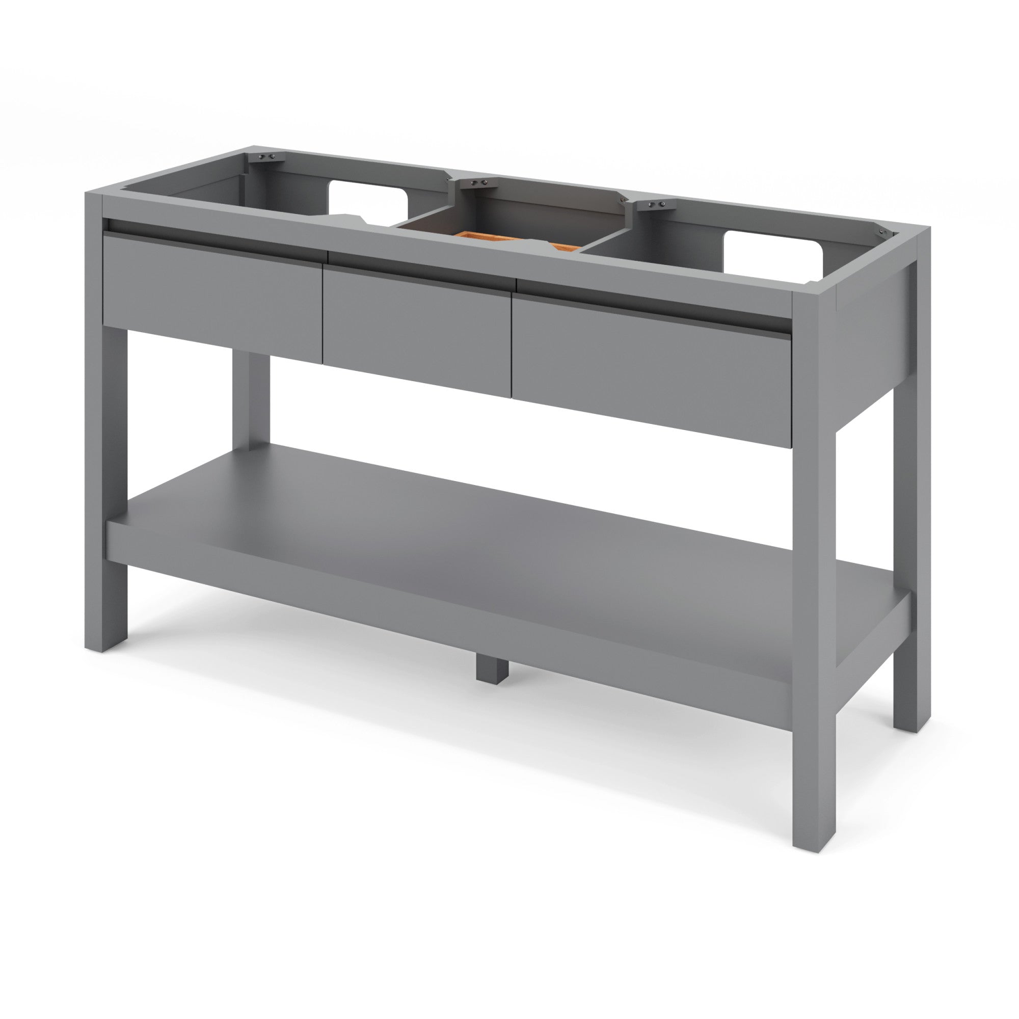 60" Jubilee Vanity – Double Bowl – Grey