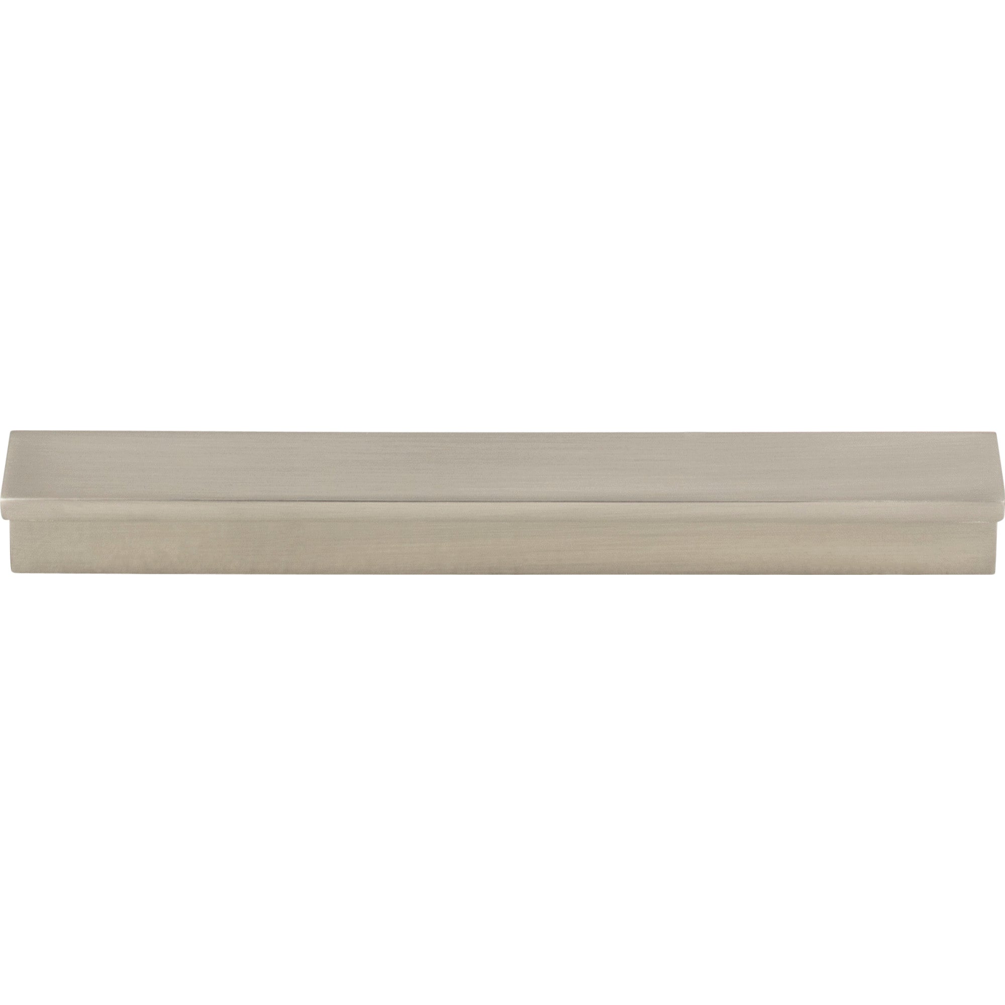 Minetta 5 1/16" Center to Center Finger Pull - Brushed Satin Nickel
