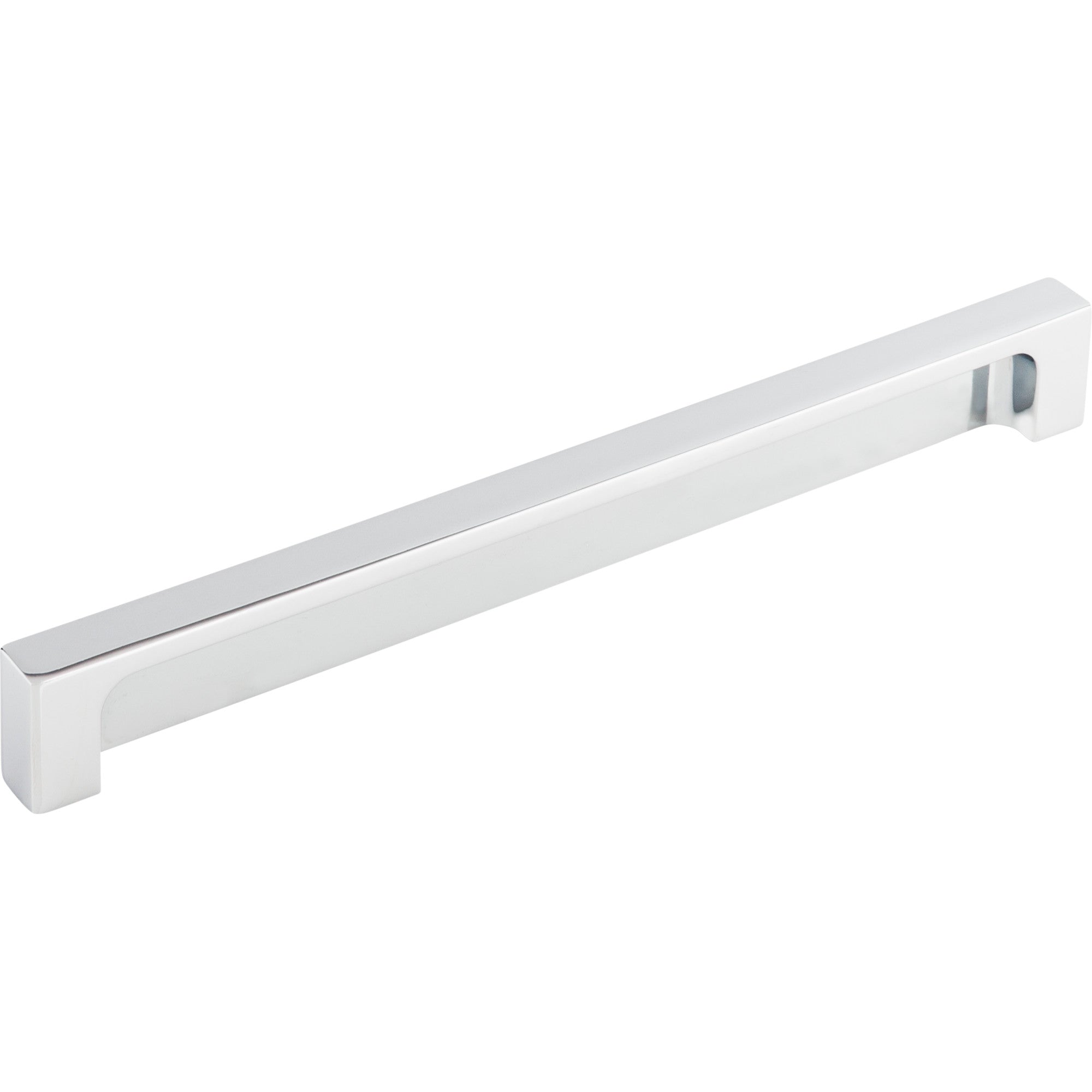 Modern Metro 8" Center to Center Finger Pull - Polished Chrome