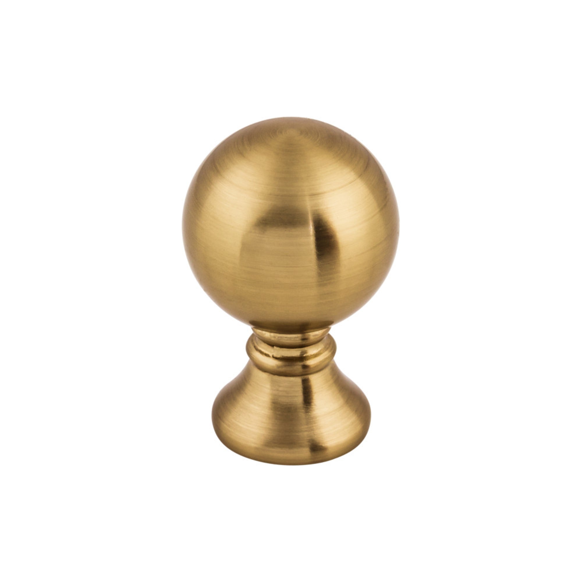 Kara 1" Diameter Round Knob - Honey Bronze