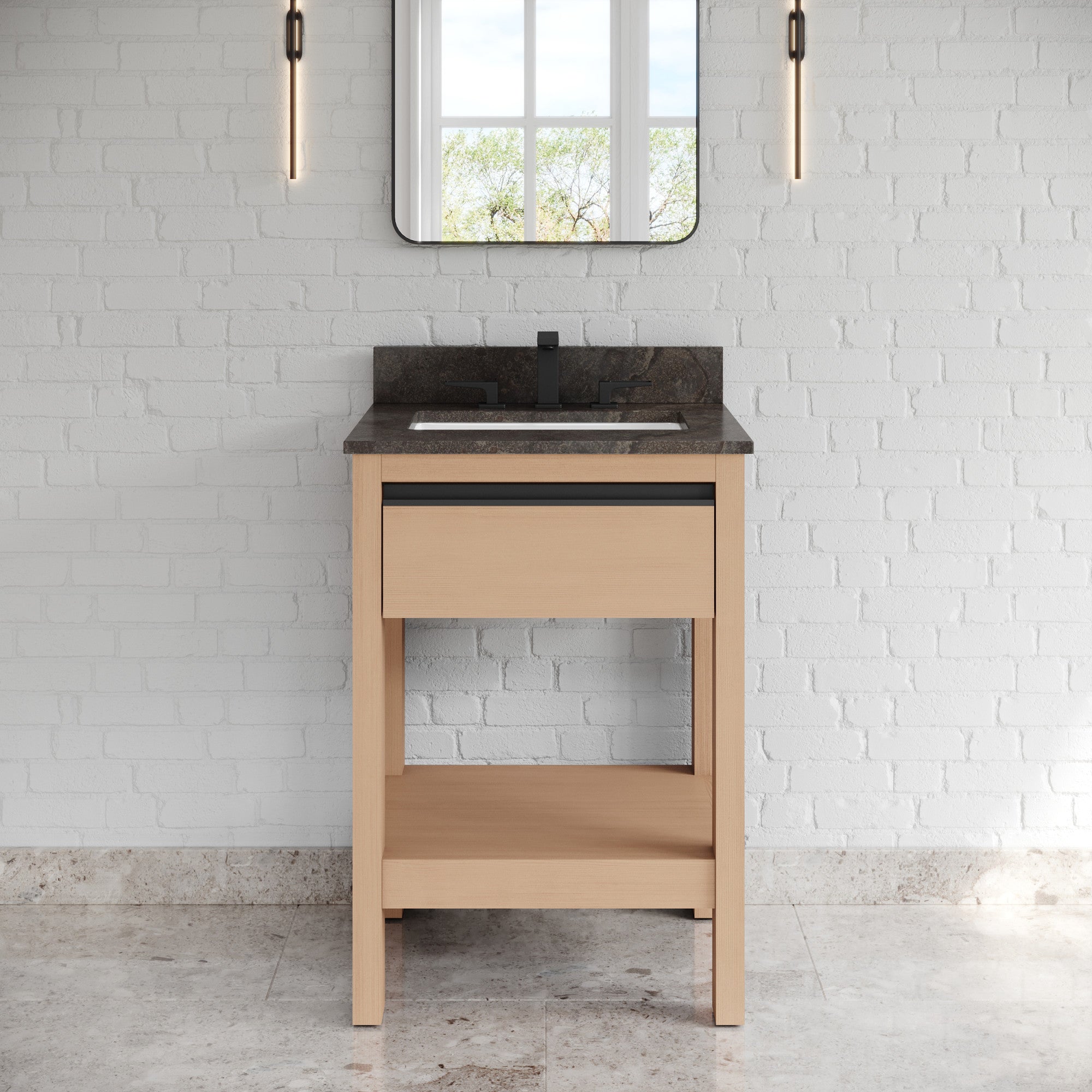 24" Jubilee Vanity – Natural Oak