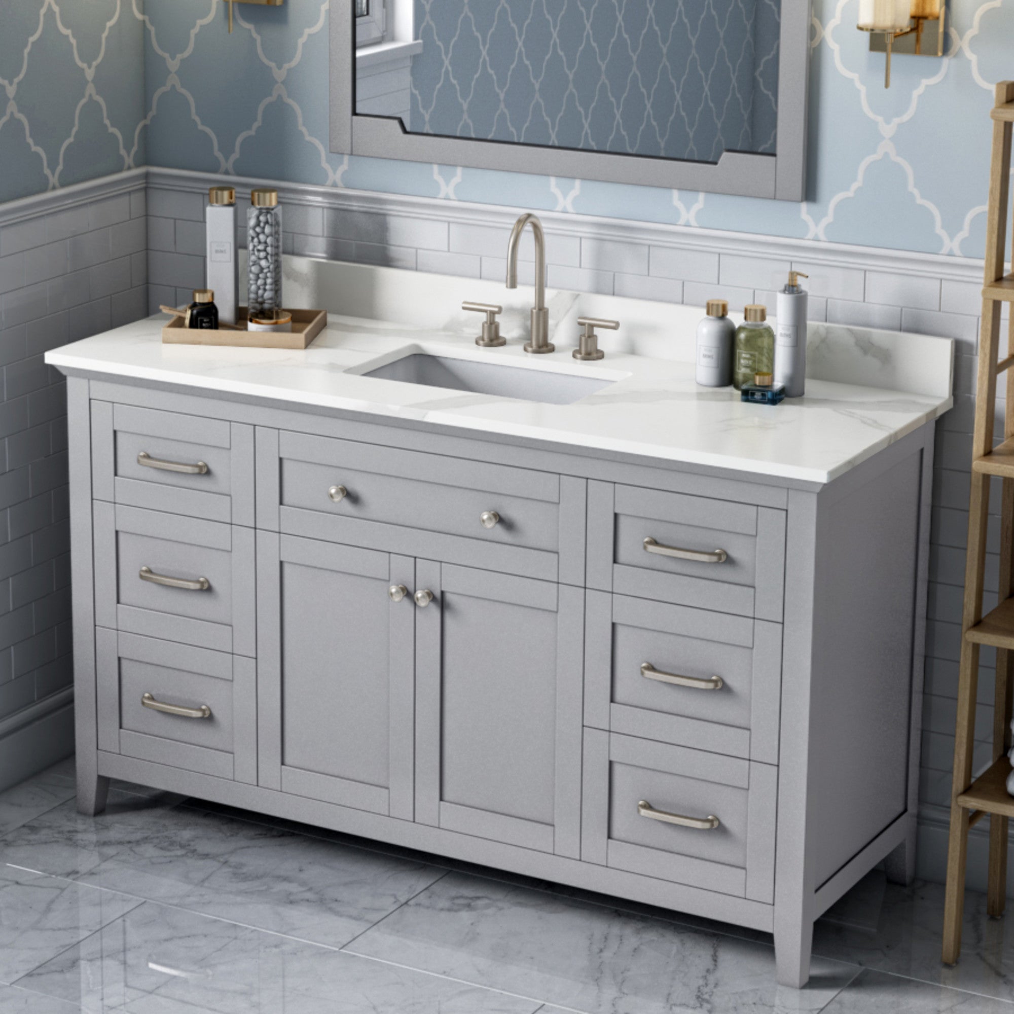 60" Chatham Vanity – Grey
