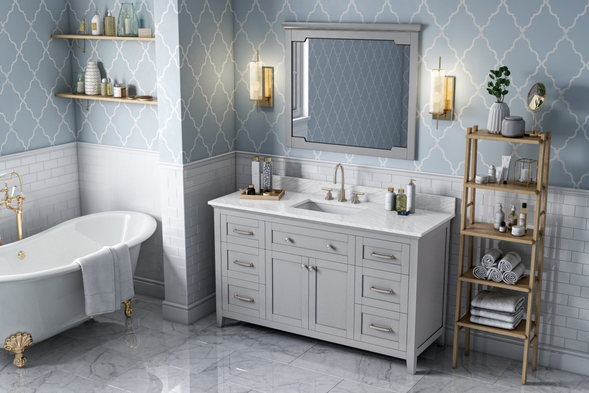60" Chatham Vanity – Grey