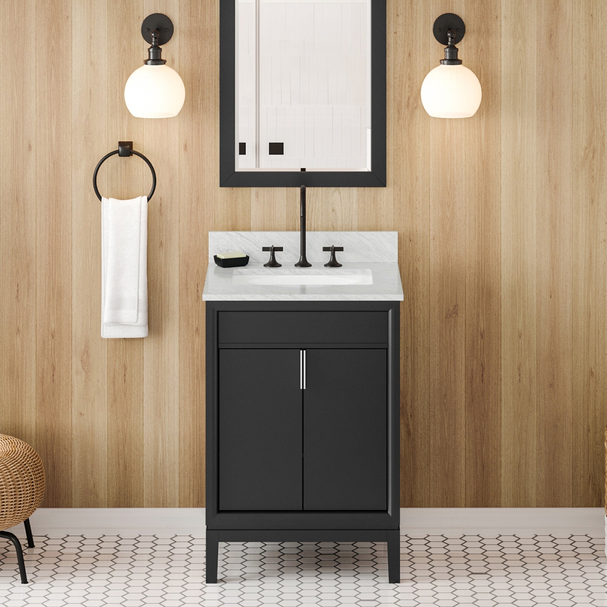 24" Theodora Vanity – Black