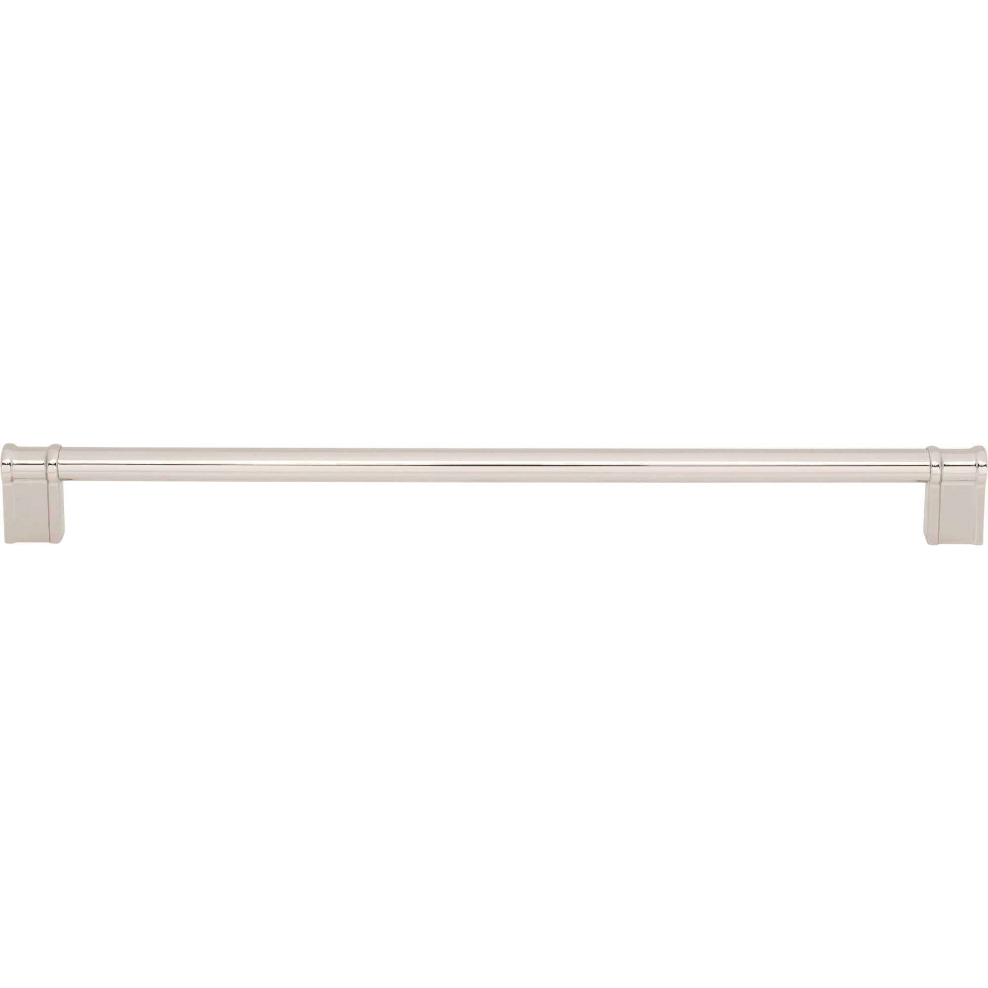 Newburn 12" Center to Center Bar Pull - Polished Nickel