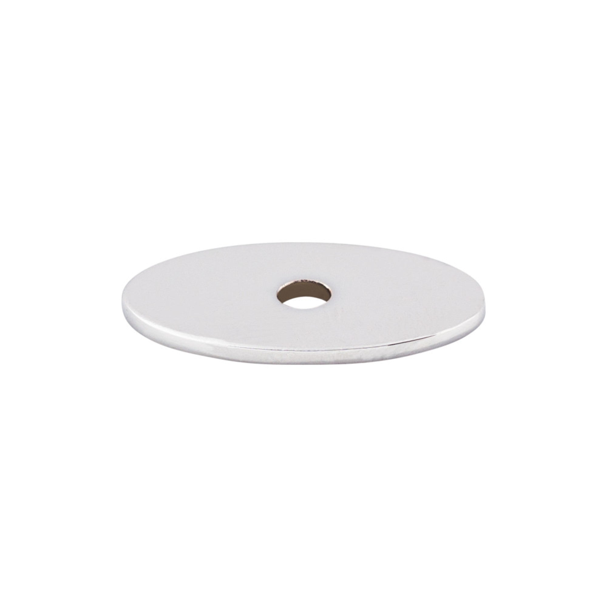 Oval Knob Backplate - Polished Chrome