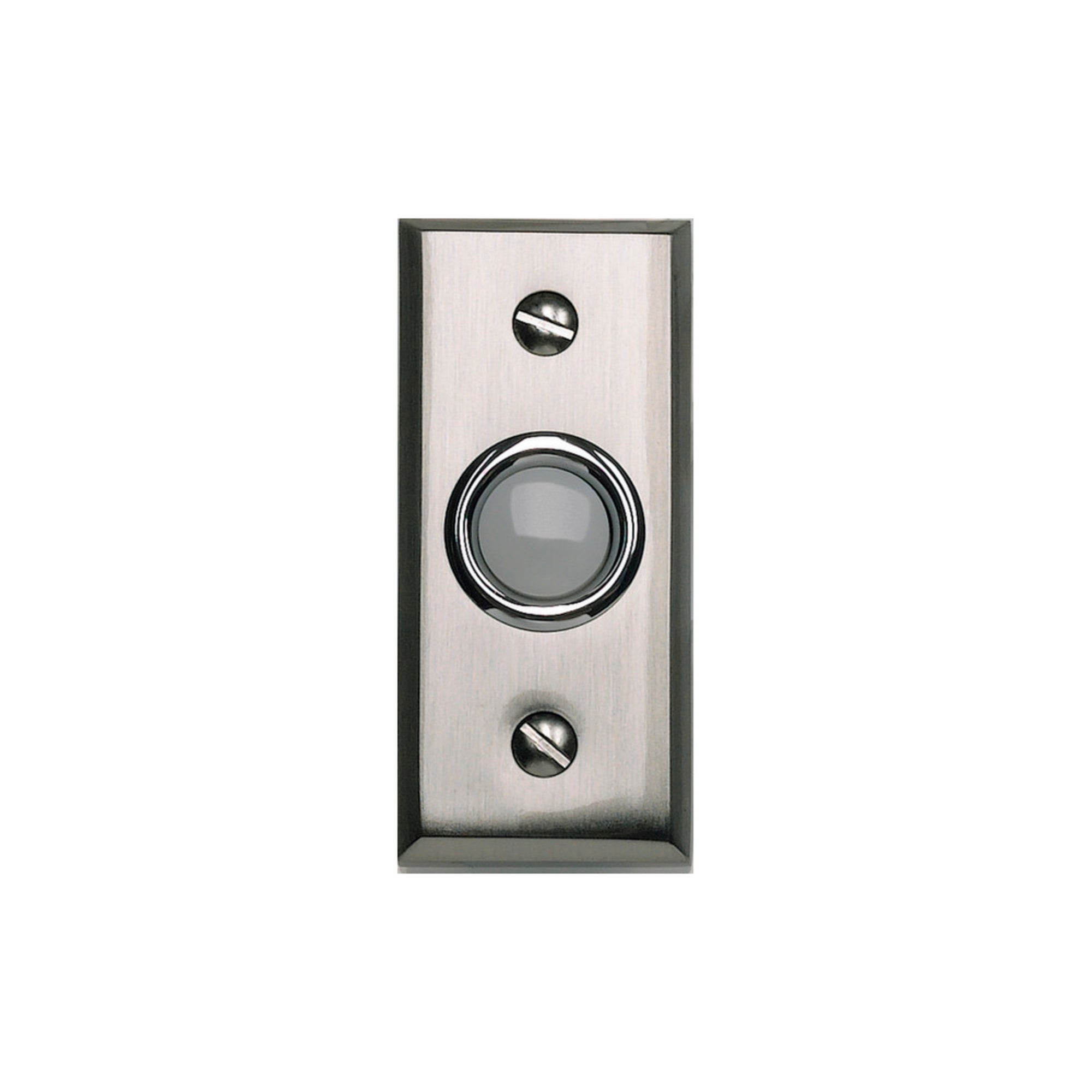 Mission Push Button - Brushed Nickel