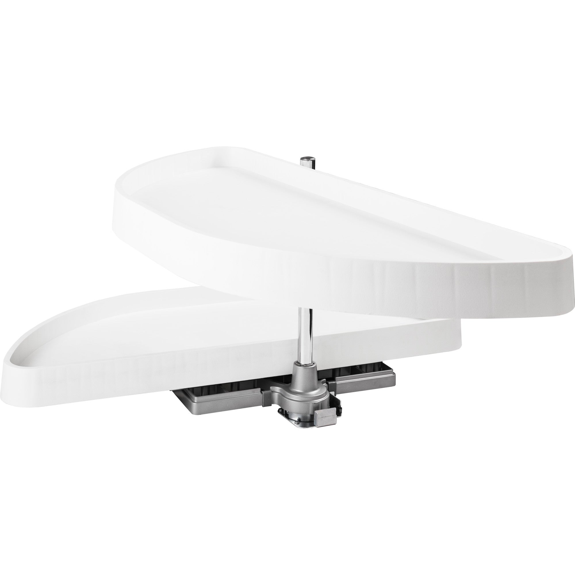 35" Plastic Half-Moon Lazy Susan