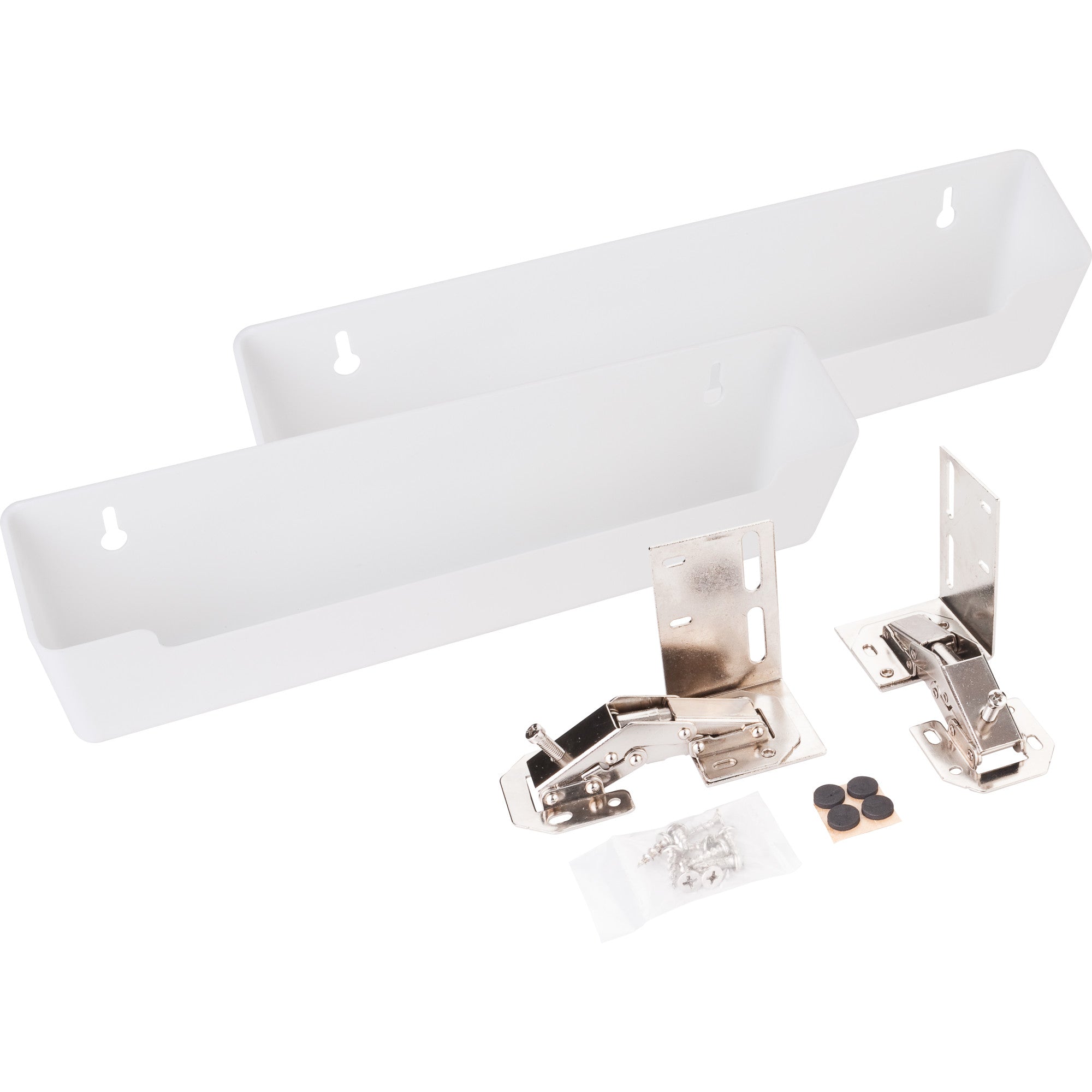 11-11/16" Slim Depth Plastic Tip-Out Tray Kit for Sink Front