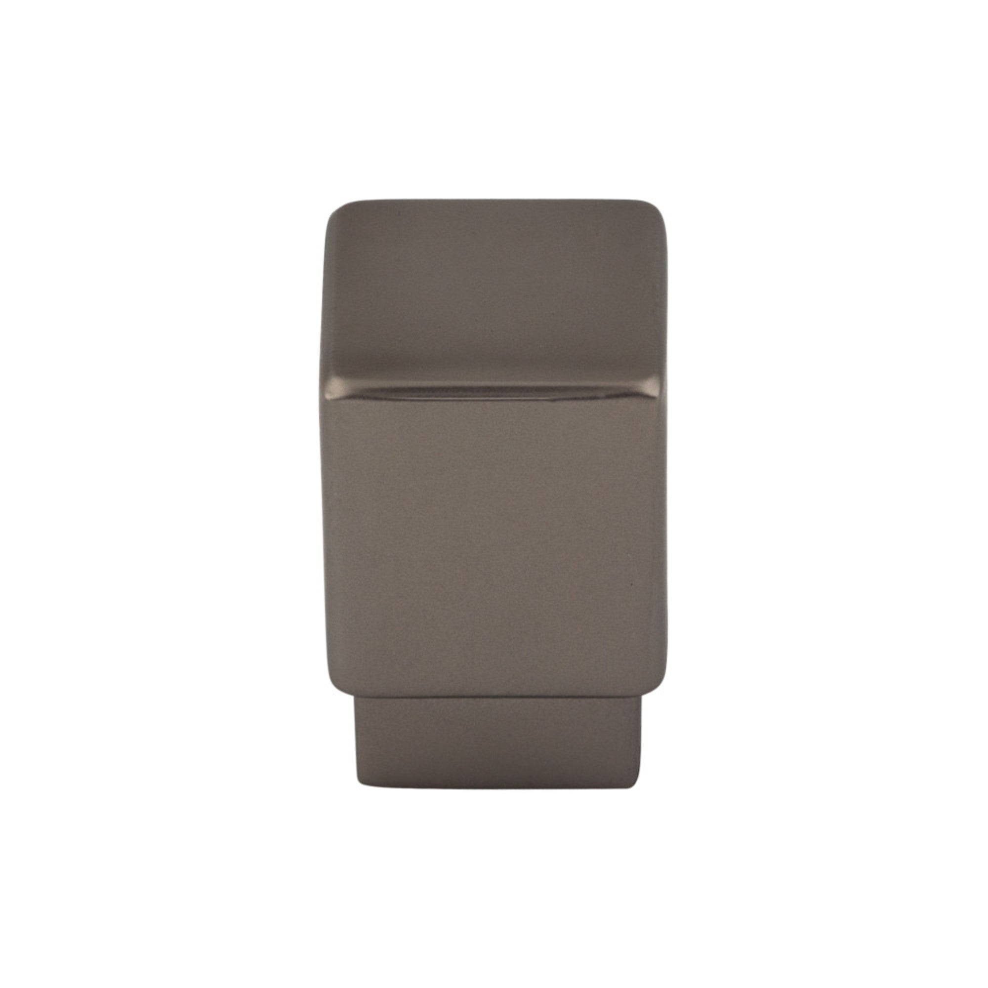 Tapered 3/4" Length Square Knob - Ash Gray
