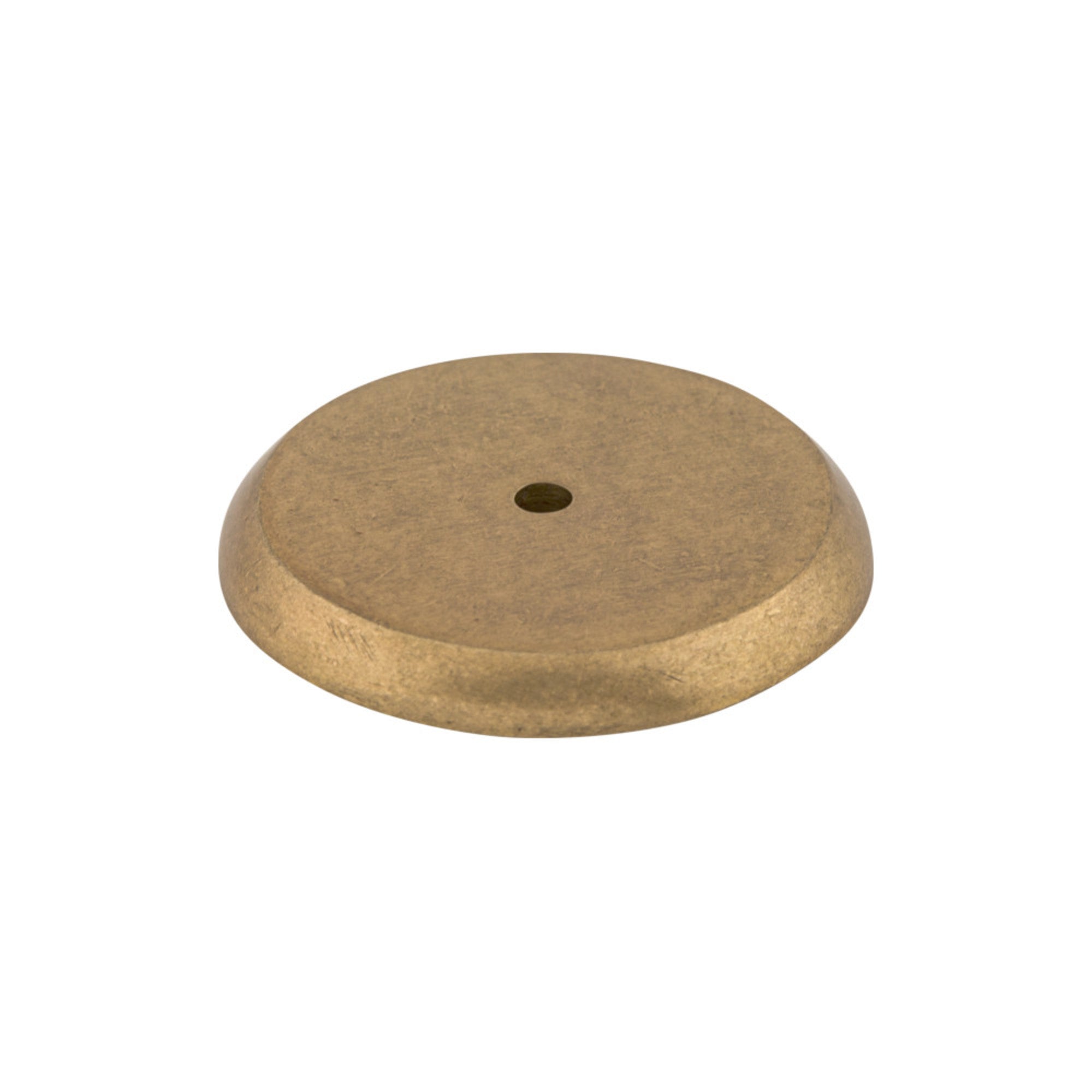 Aspen Round Knob Backplate - Light Bronze