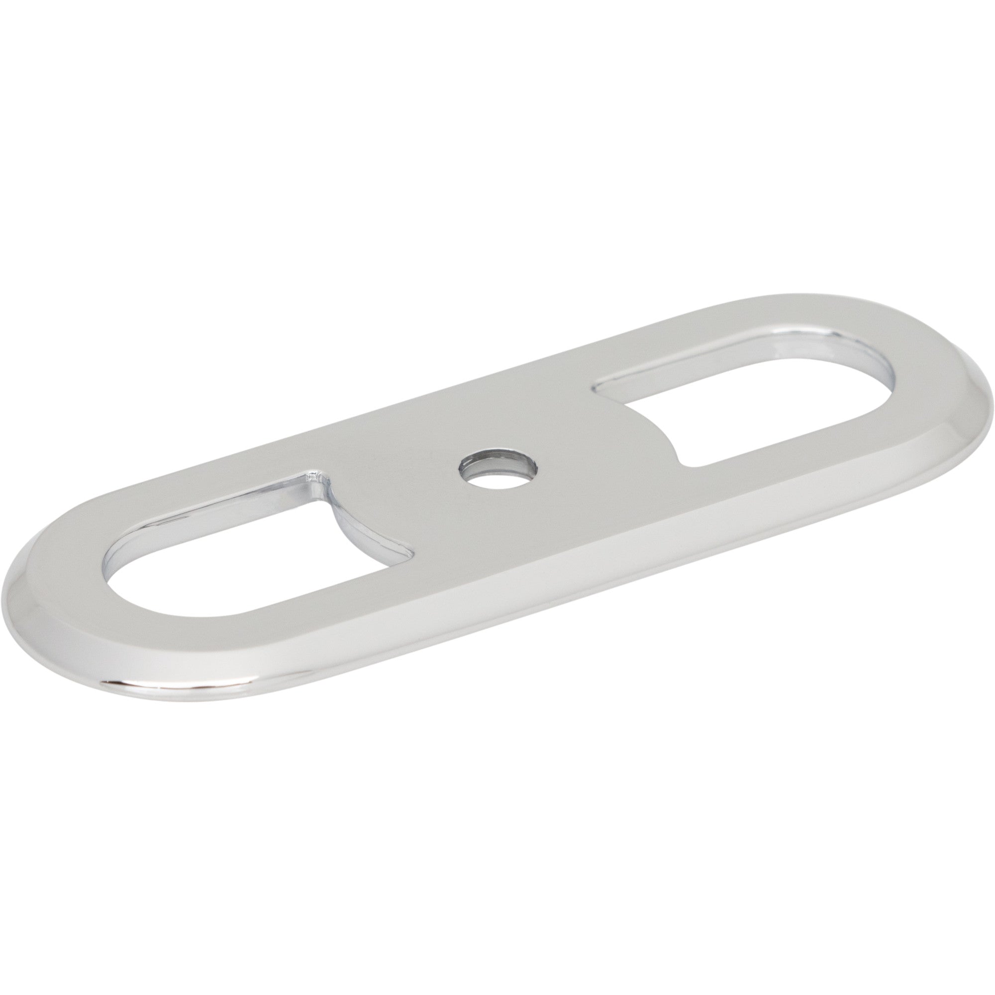 Brockwell 2 3/4" Center to Center Pull Backplate - Polished Chrome
