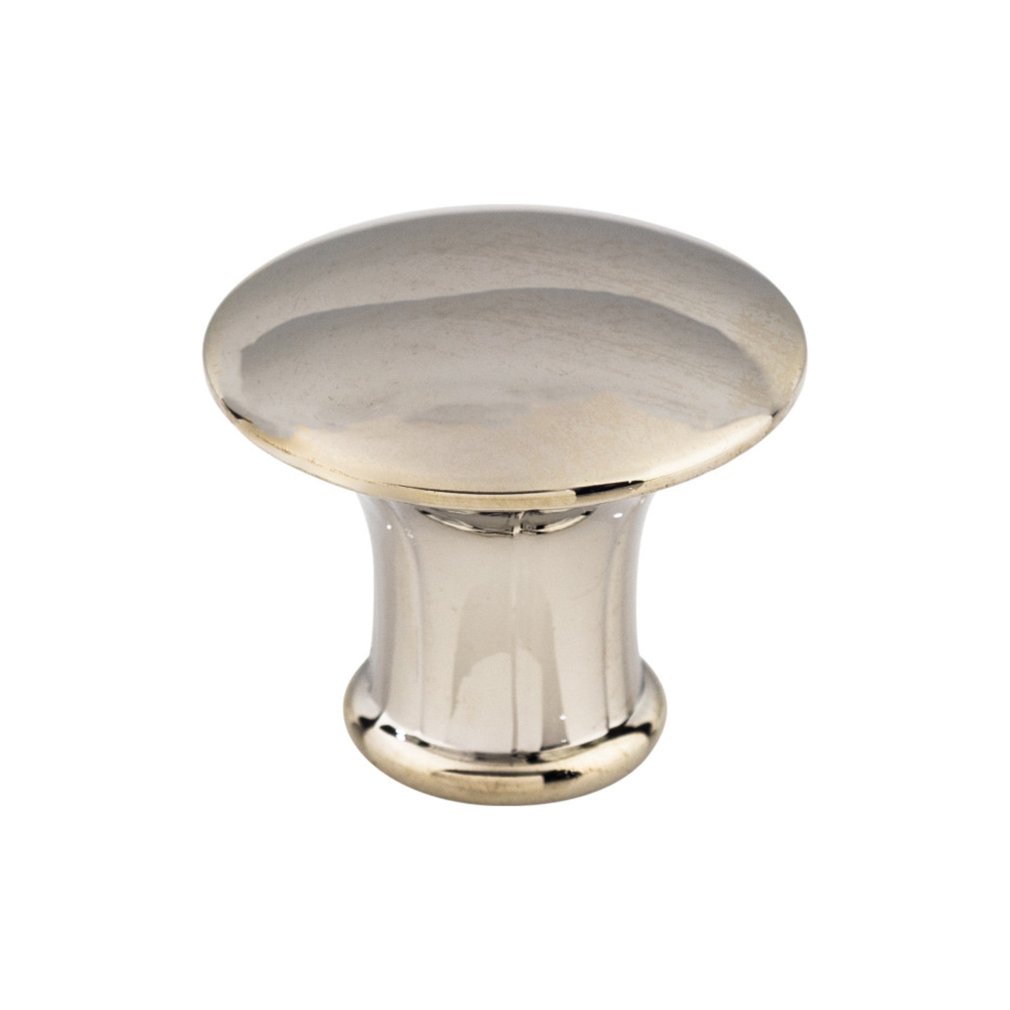 Lund 1 1/4" Diameter Round Knob - Polished Nickel