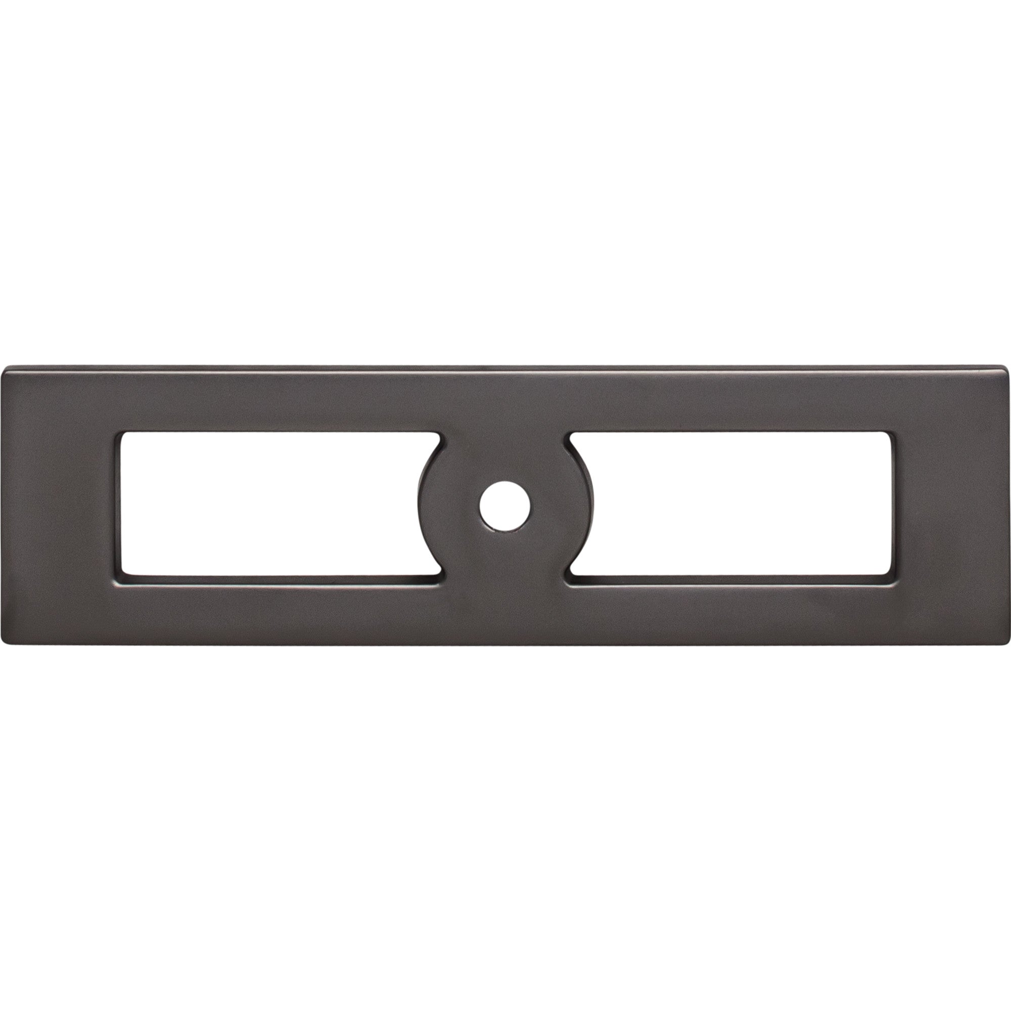 Hollin 4 9/32" Length Rectangle Knob - Ash Gray