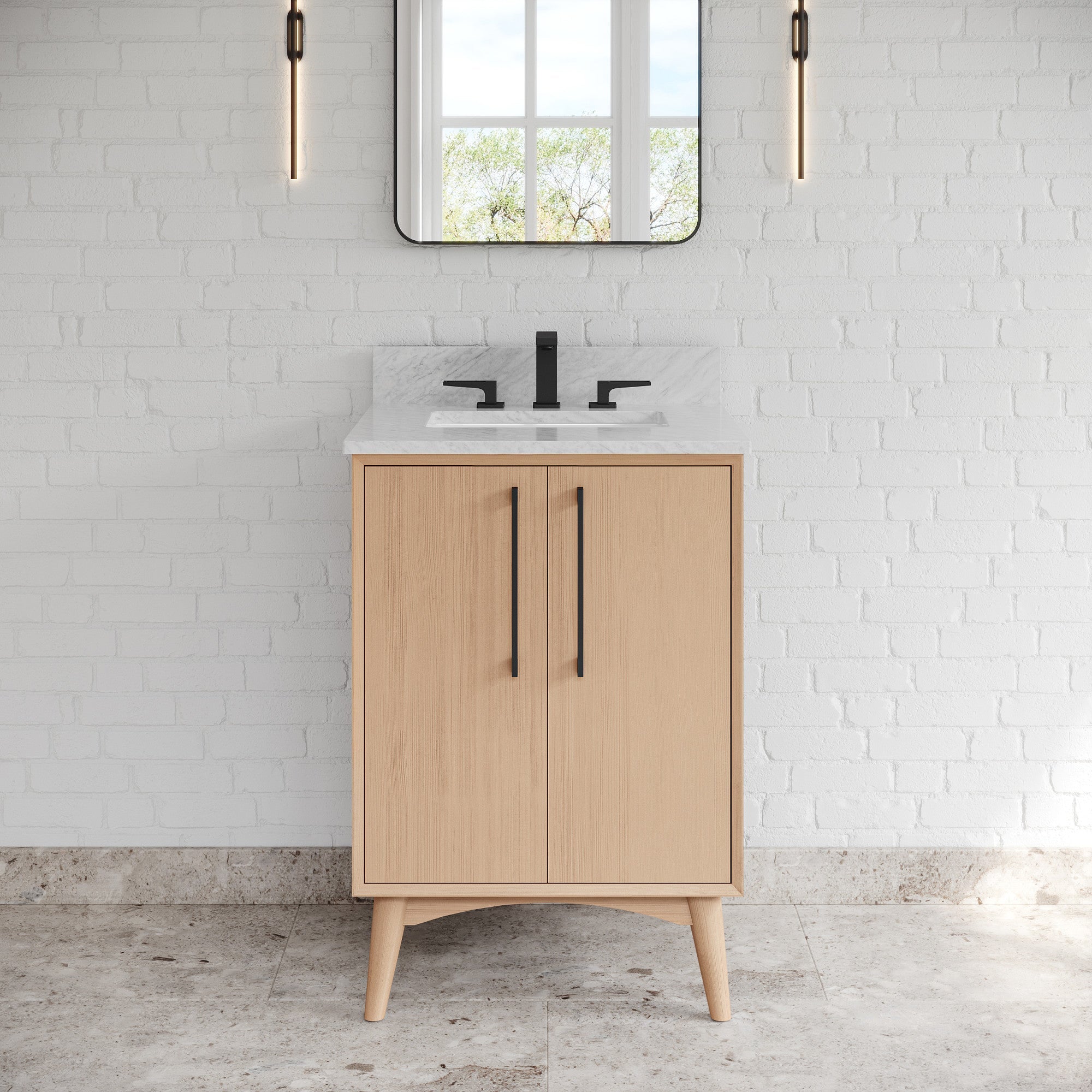 24" Dashwood Vanity – Natural Oak