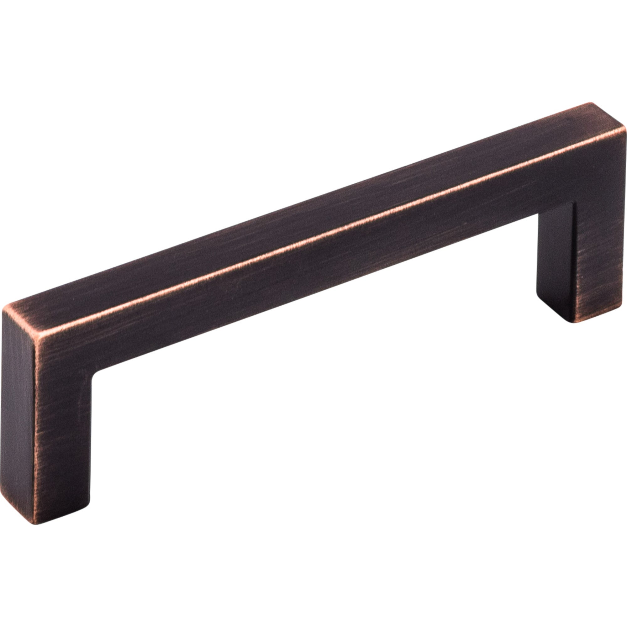 Square Bar 3 3/4" Center to Center Bar Pull - Tuscan Bronze