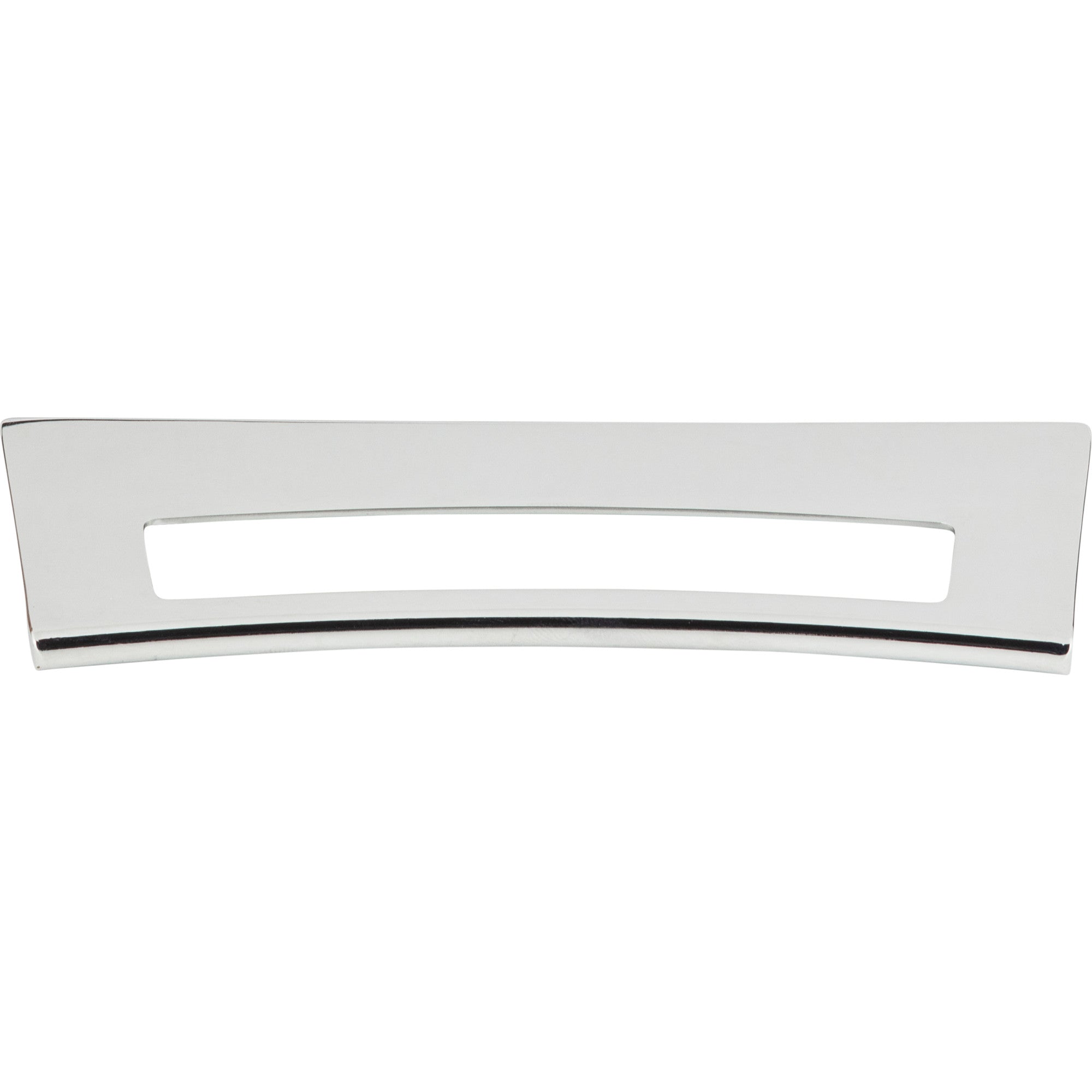 Mid Century Finger Pull - Polished Chrome