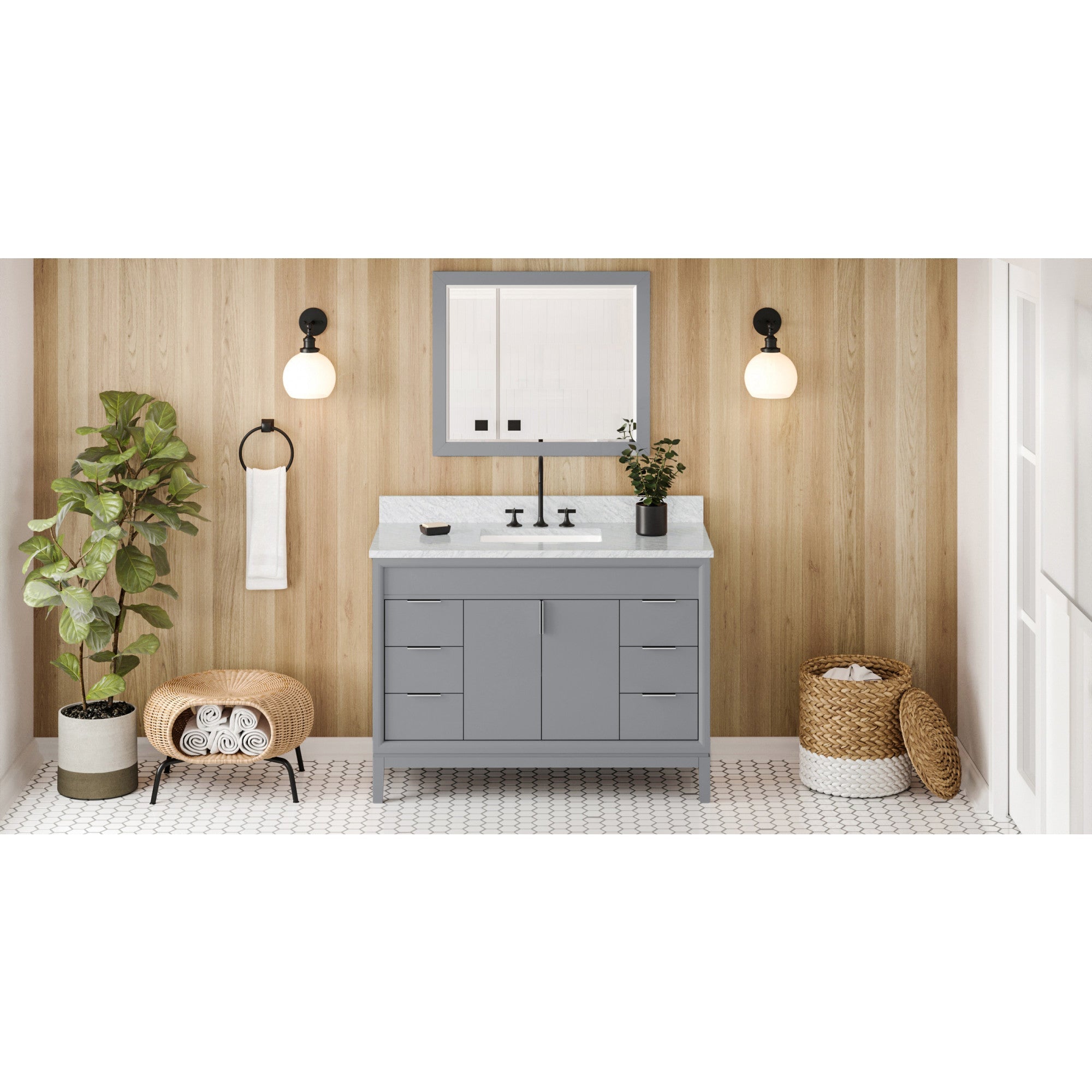 48" Theodora Vanity – Grey