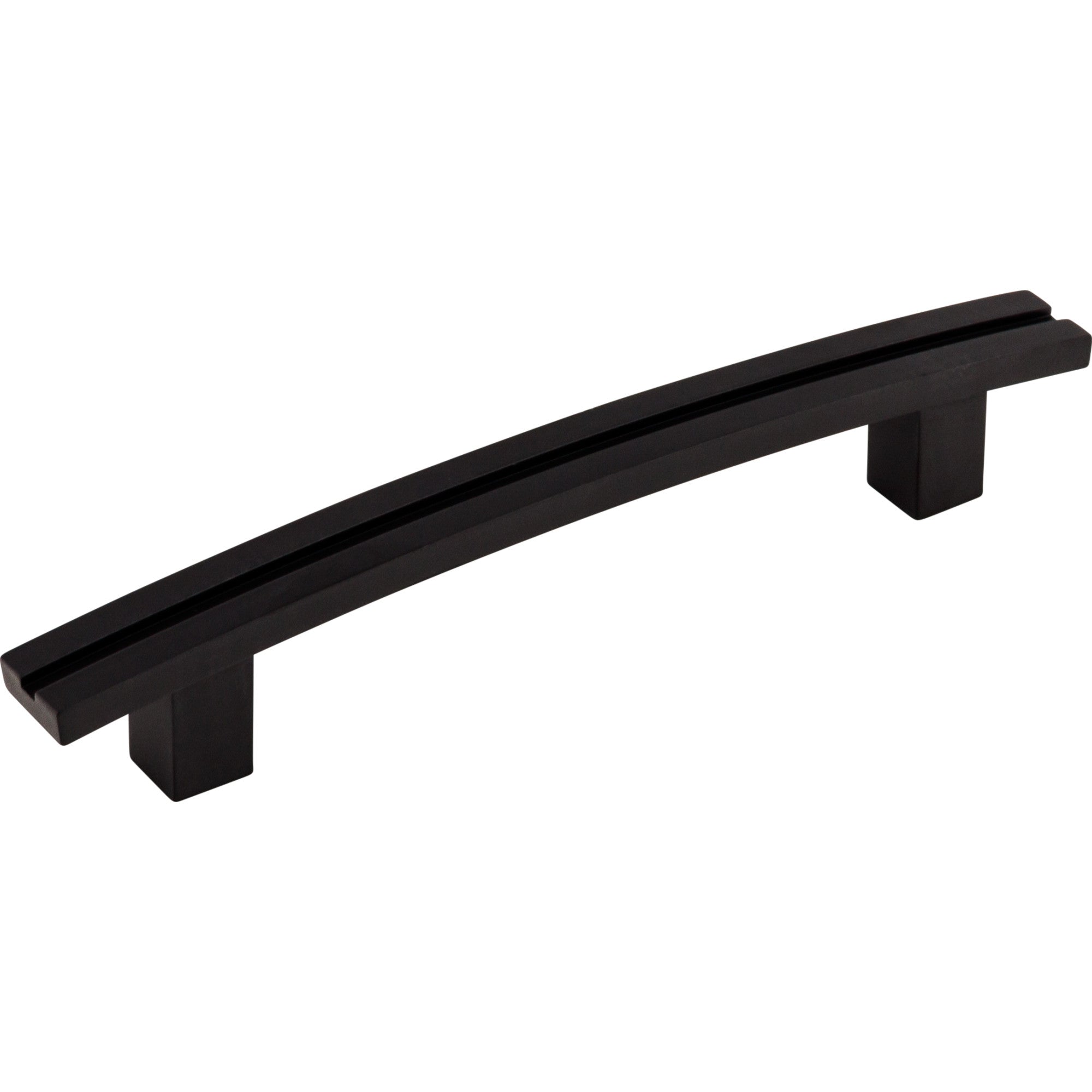 Inset Rail 5" Center to Center Bar Pull - Flat Black