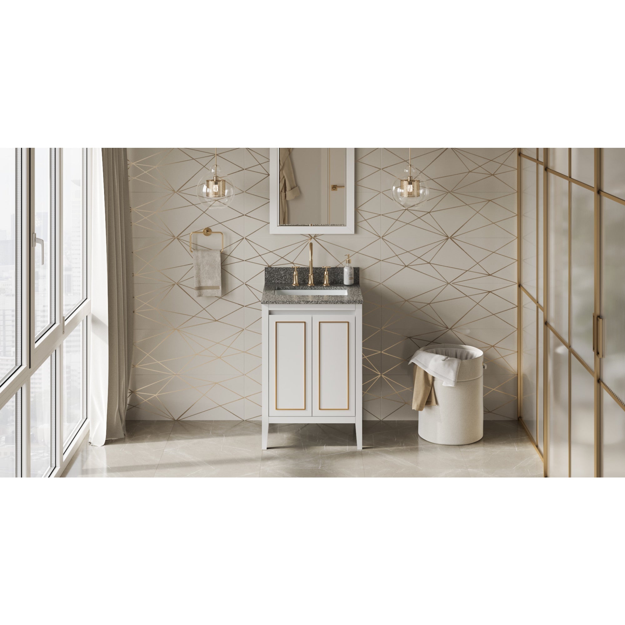 24" Percival Vanity – White