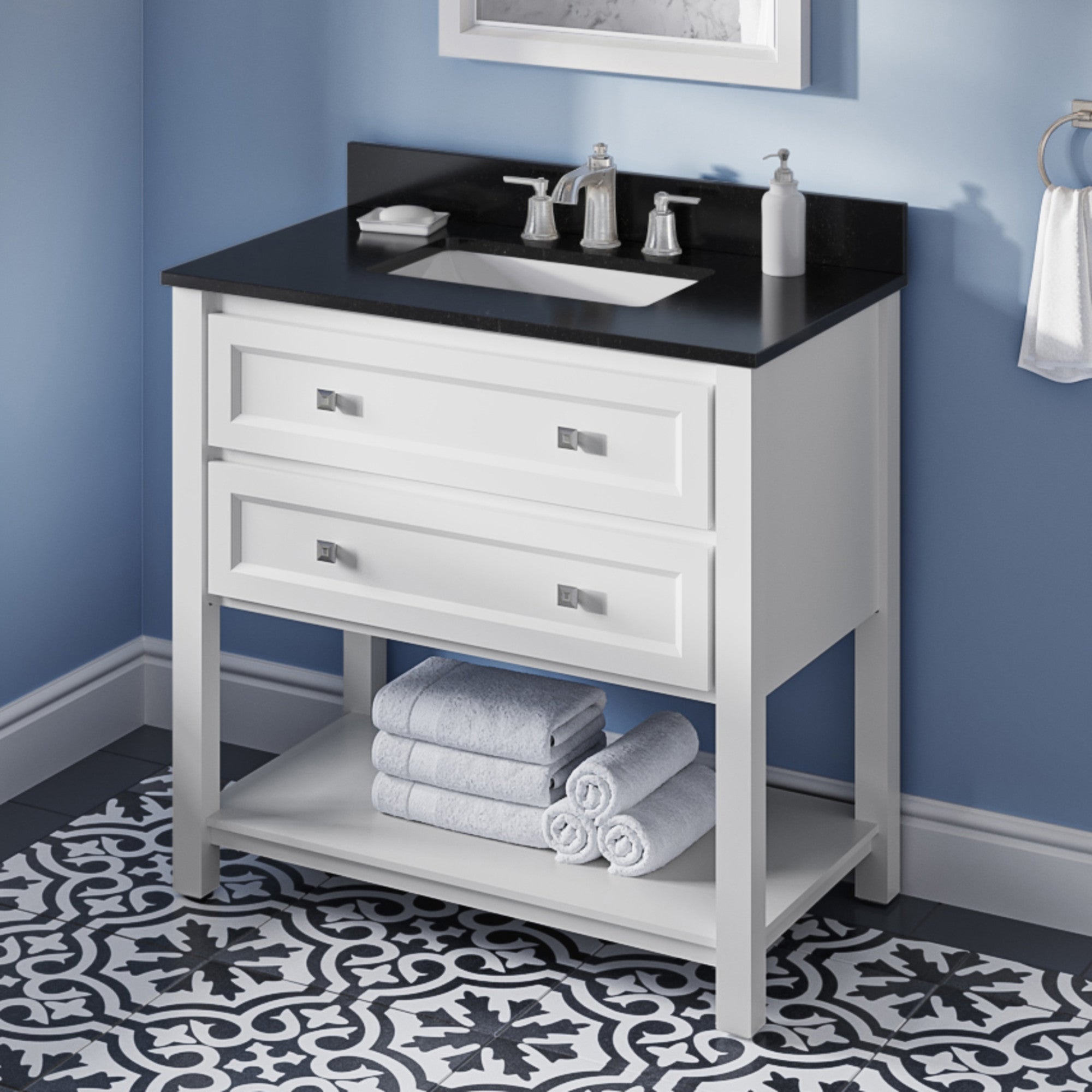 36" Adler Vanity – White