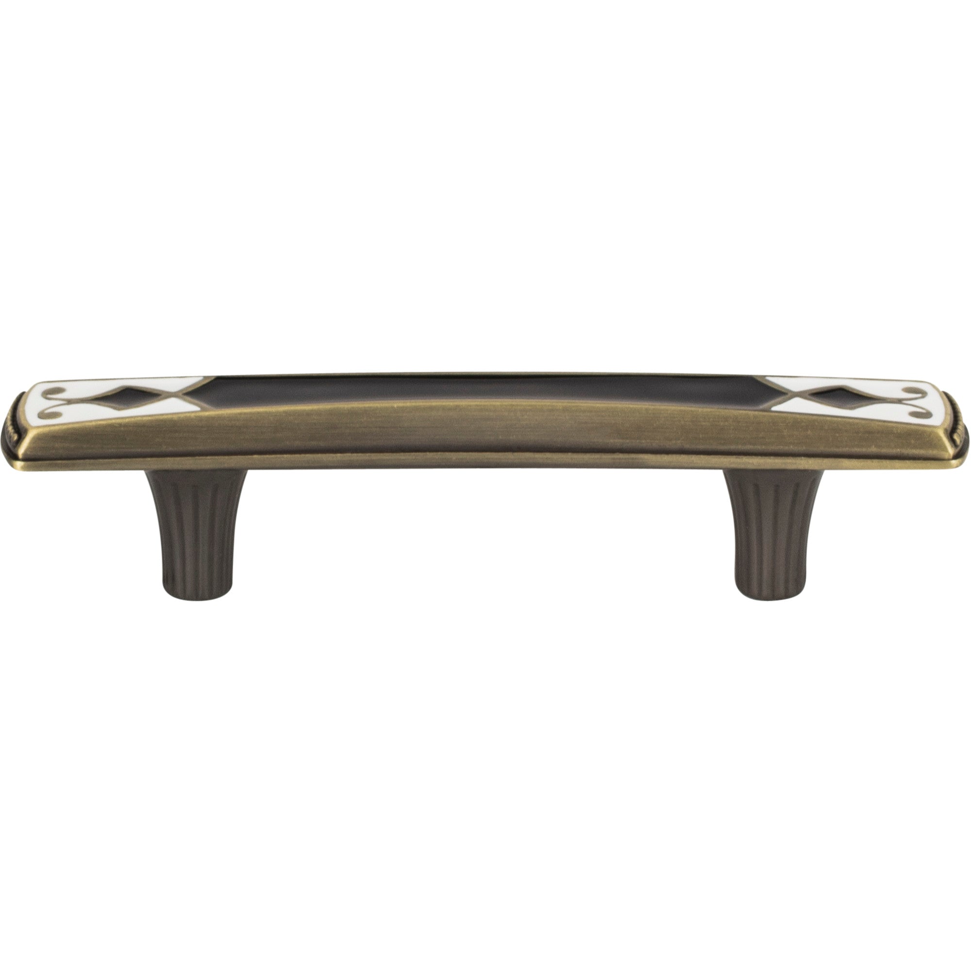Canterbury Bar Pull - Black & White