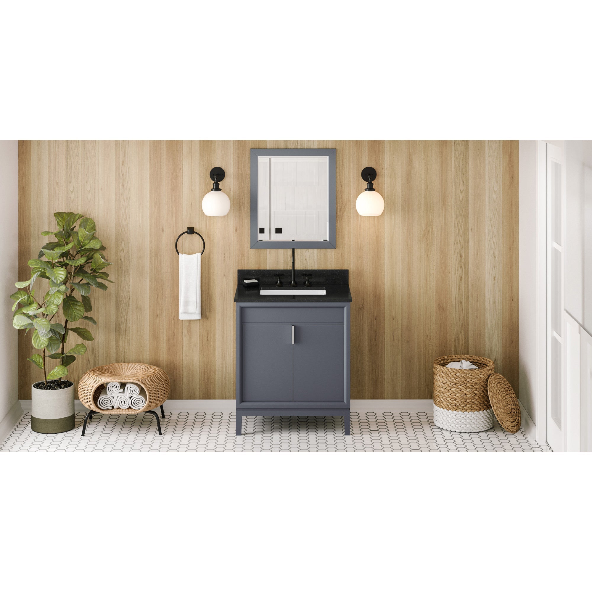 30" Theodora Vanity – Blue Steel