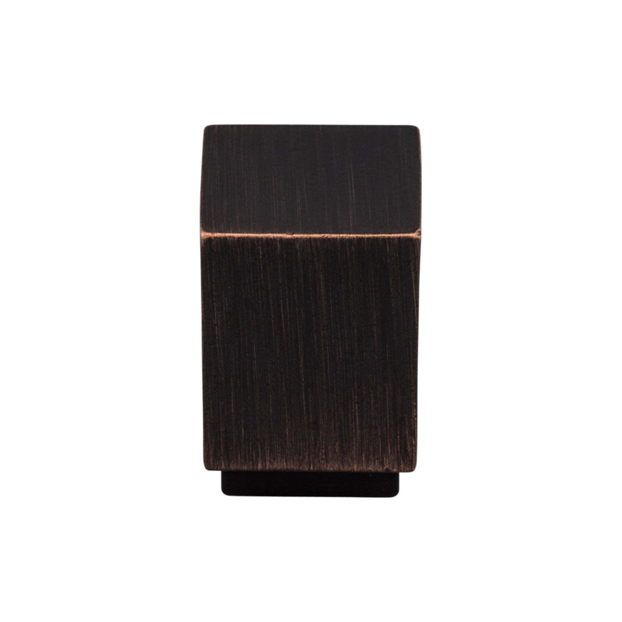 Linear 3/4" Length Square Knob - Tuscan Bronze