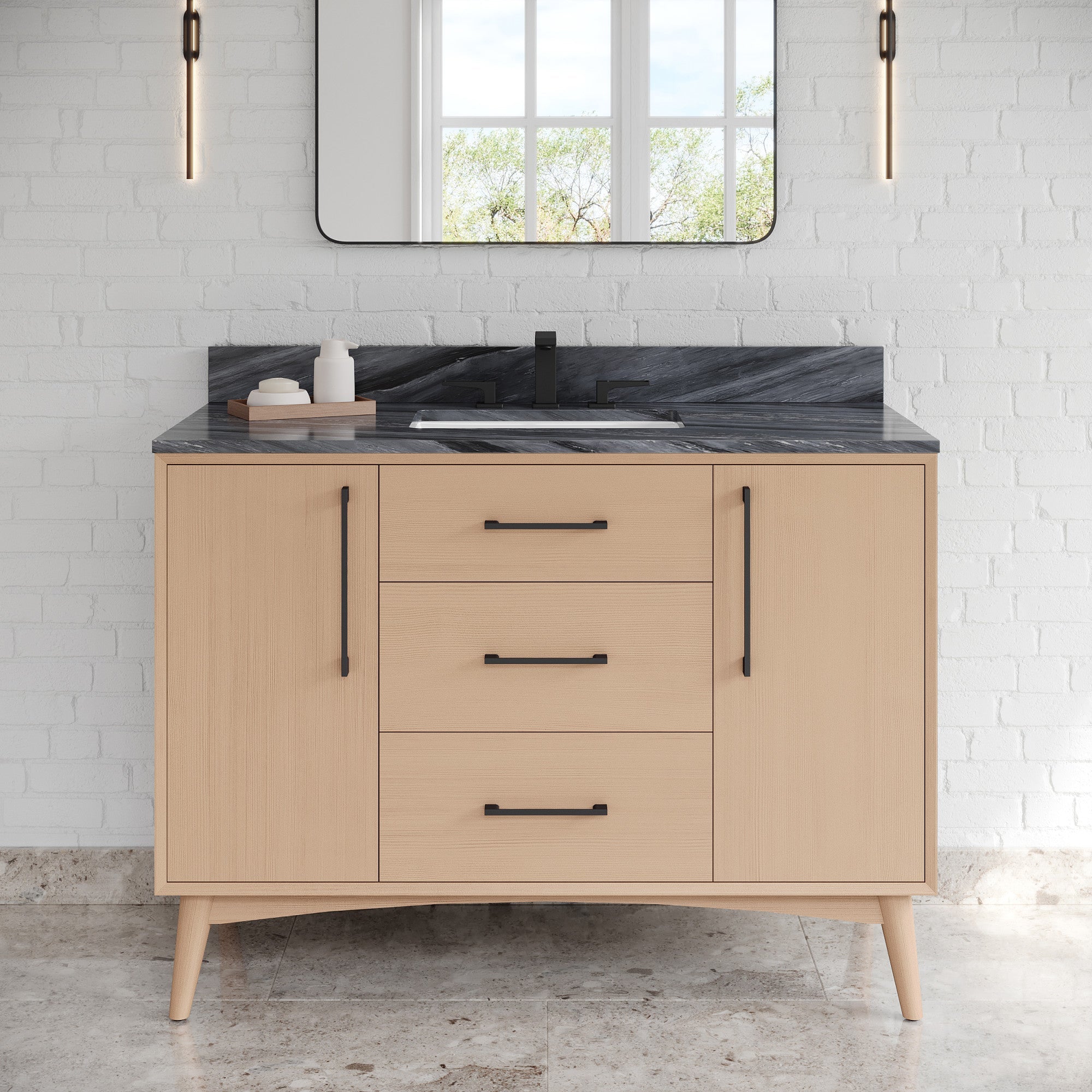 48" Dashwood Vanity – Natural Oak