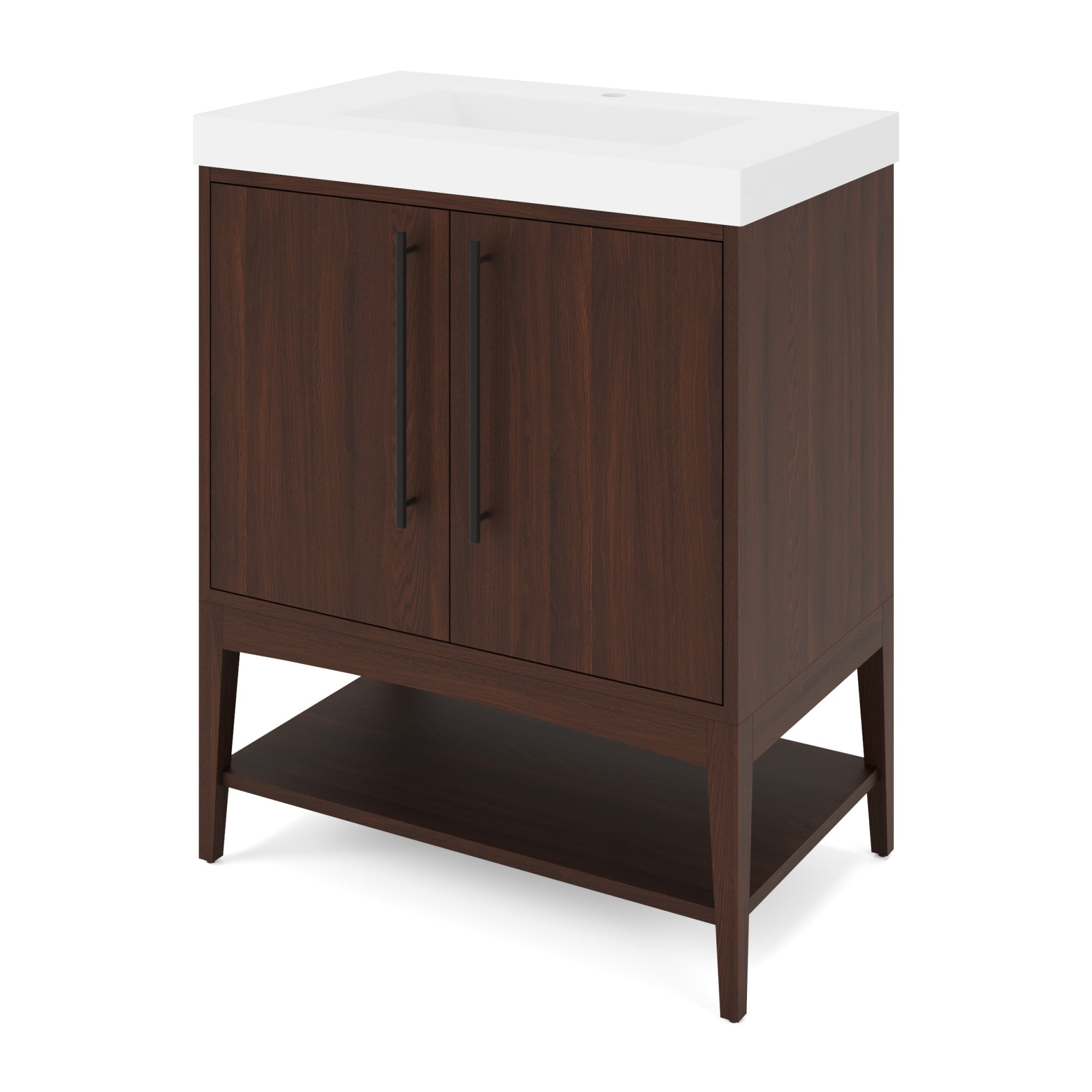 30" Tempest Vanity – Dark Walnut