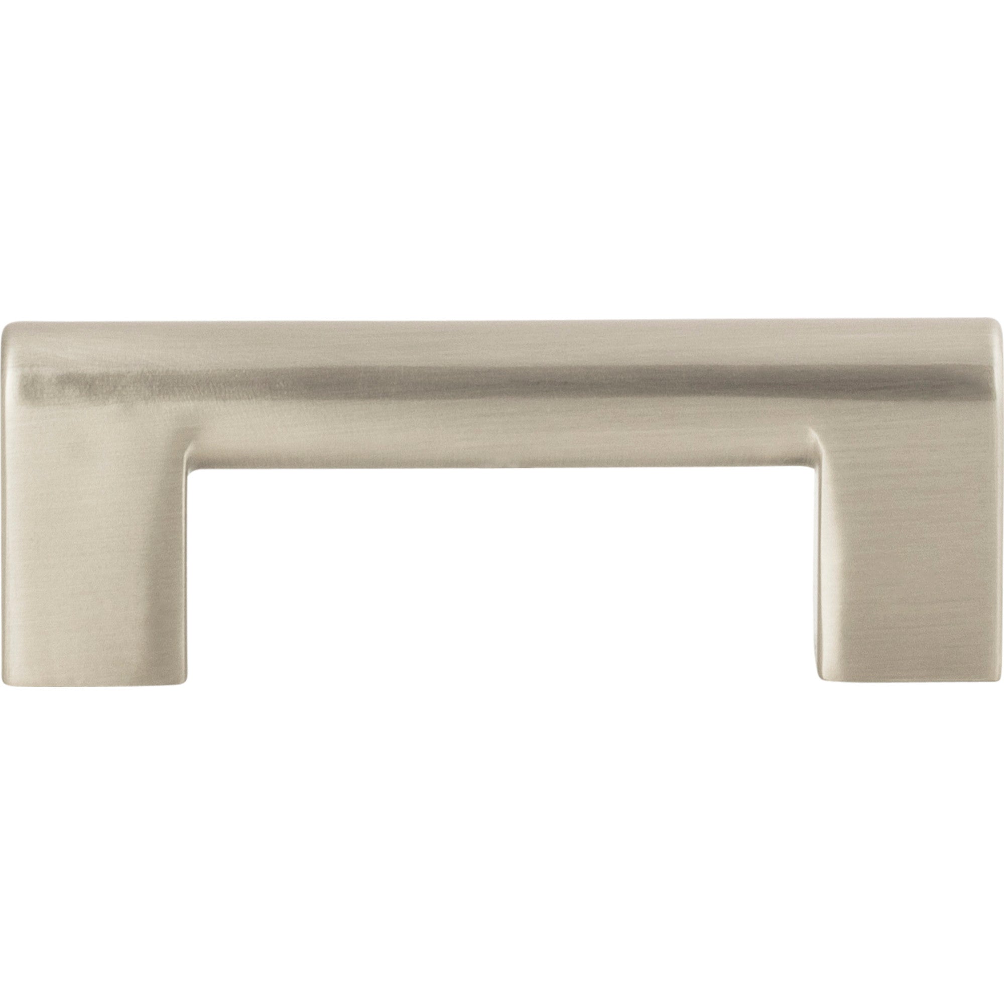 Round Rail Bar Pull - Brushed Nickel