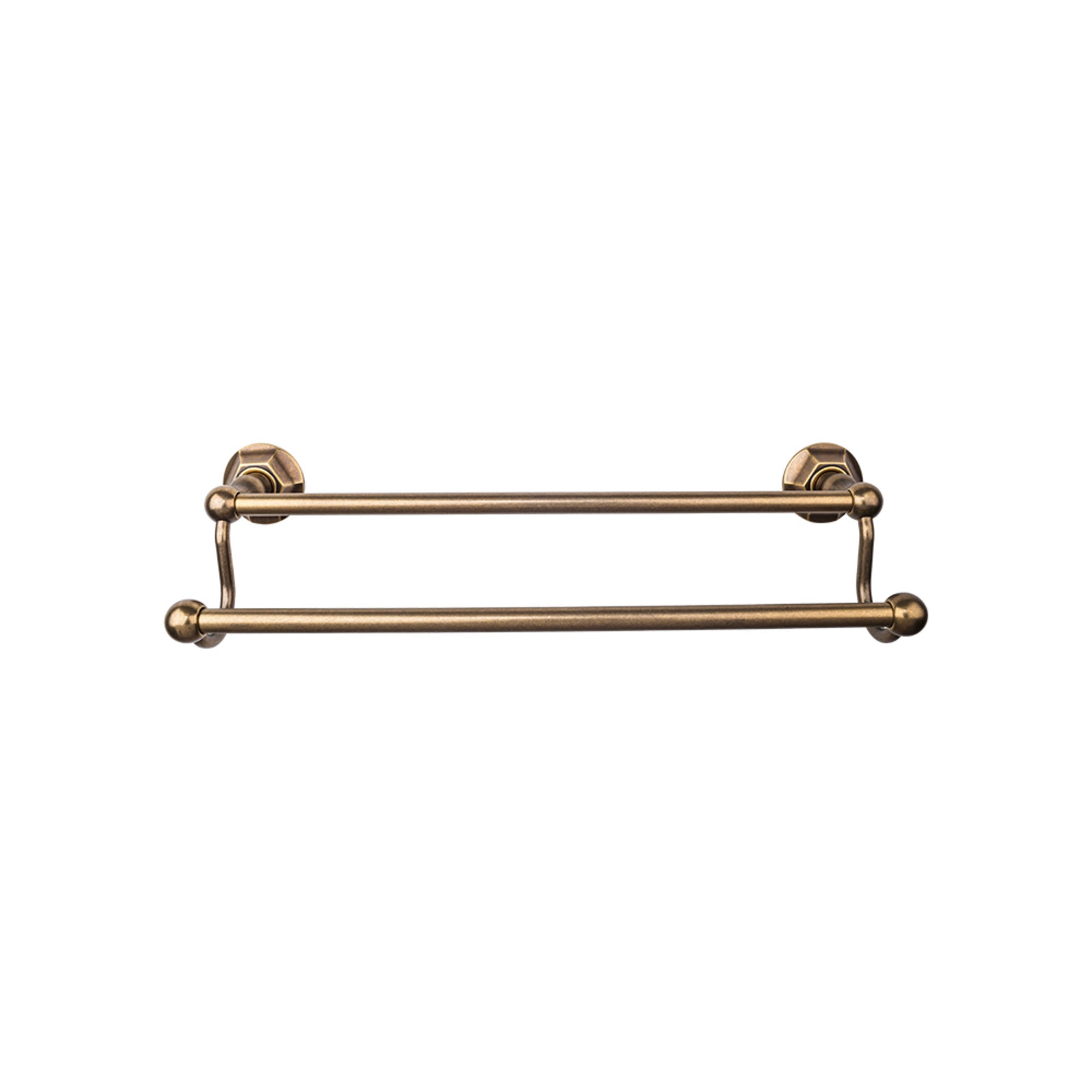 TOP BATH (R) Edwardian Bath Double 32 1/2" Wall Mounted Towel Bar - German Bronze