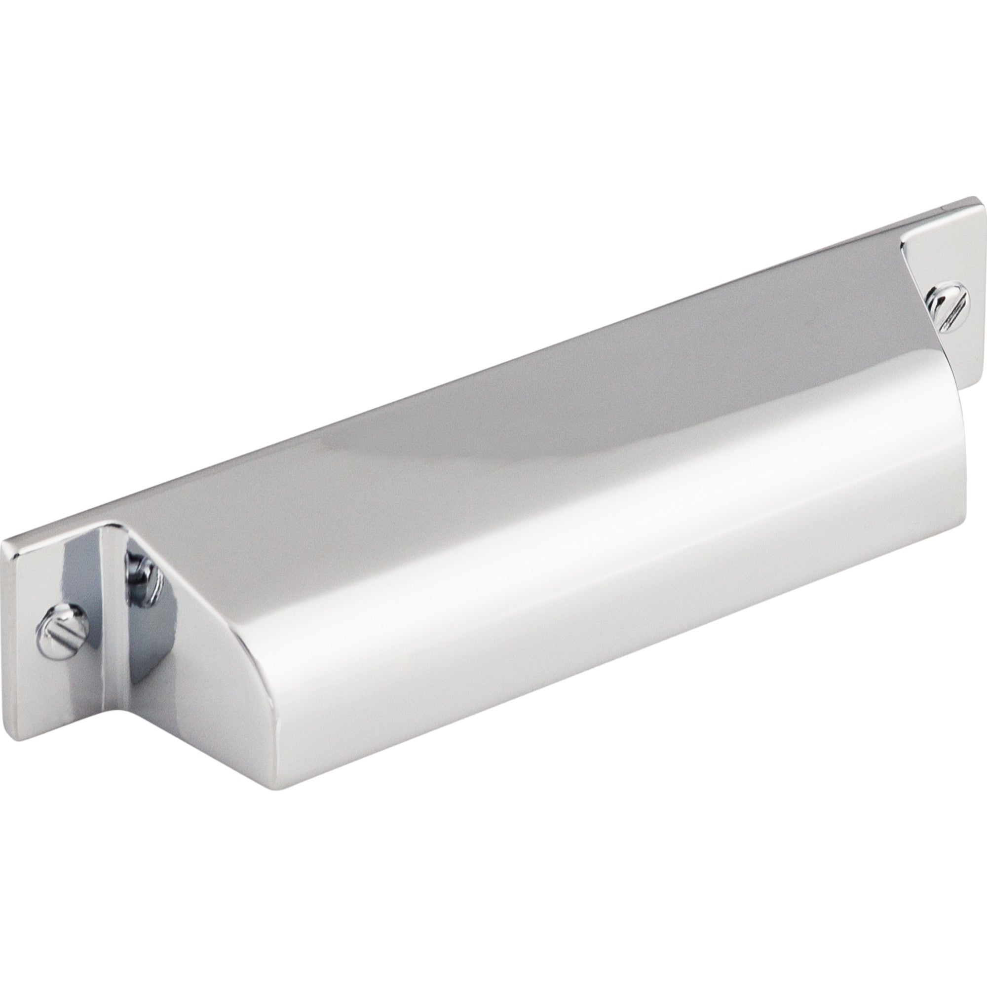 Channing 3 3/4" Center to Center Cup/Bin Pull - Polished Chrome