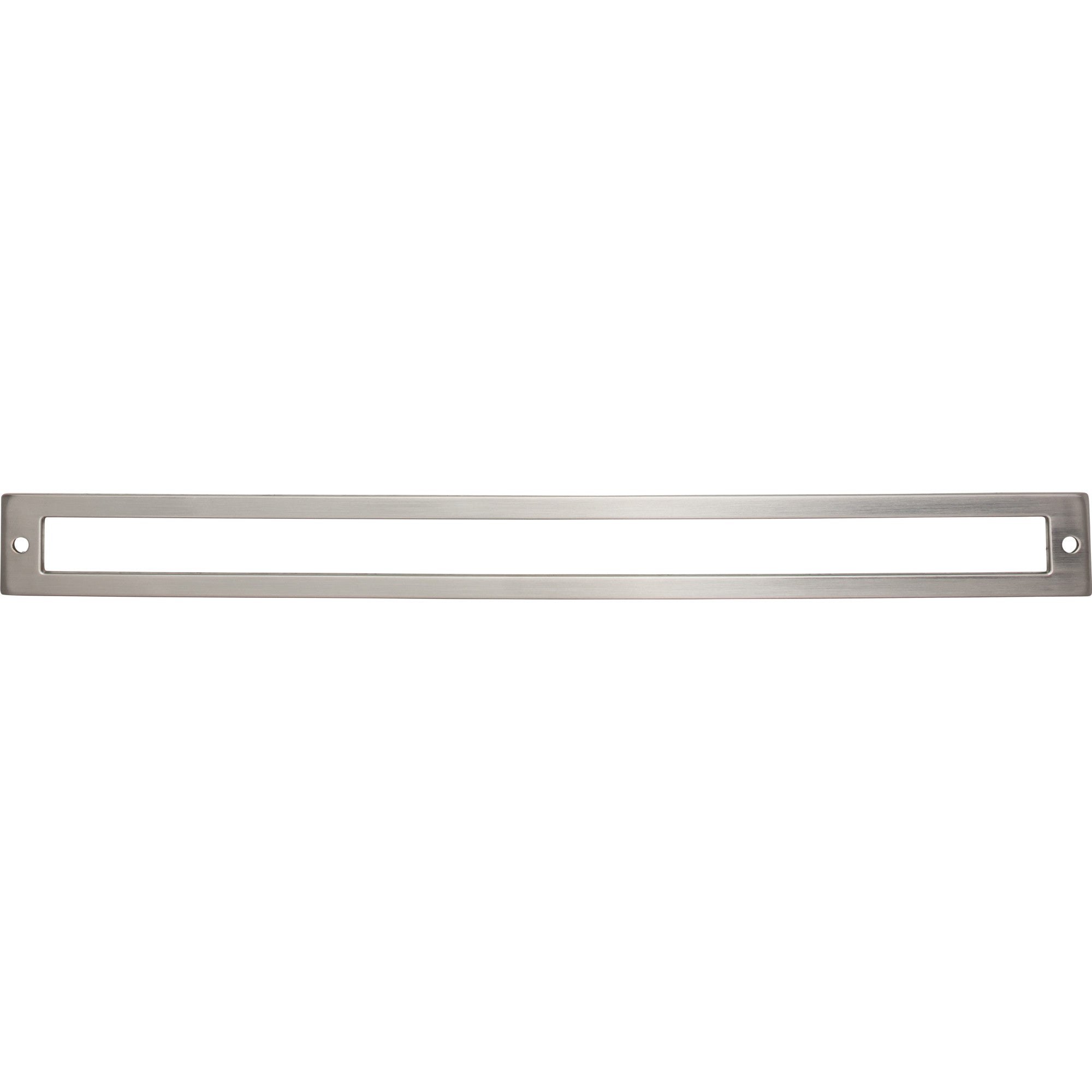 Hollin 12" Center to Center Pull Backplate - Brushed Satin Nickel