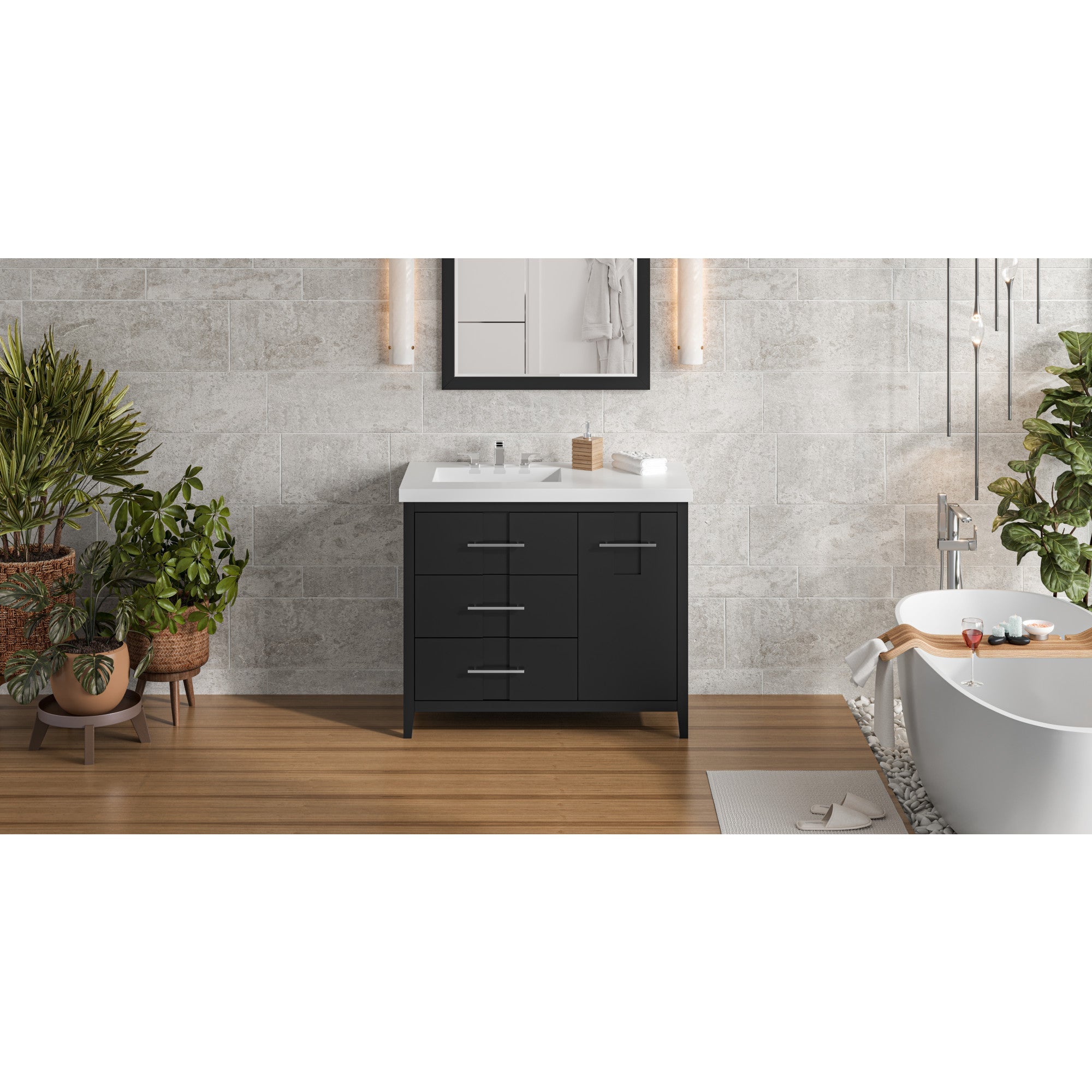 42" Katara Vanity – Left Offset