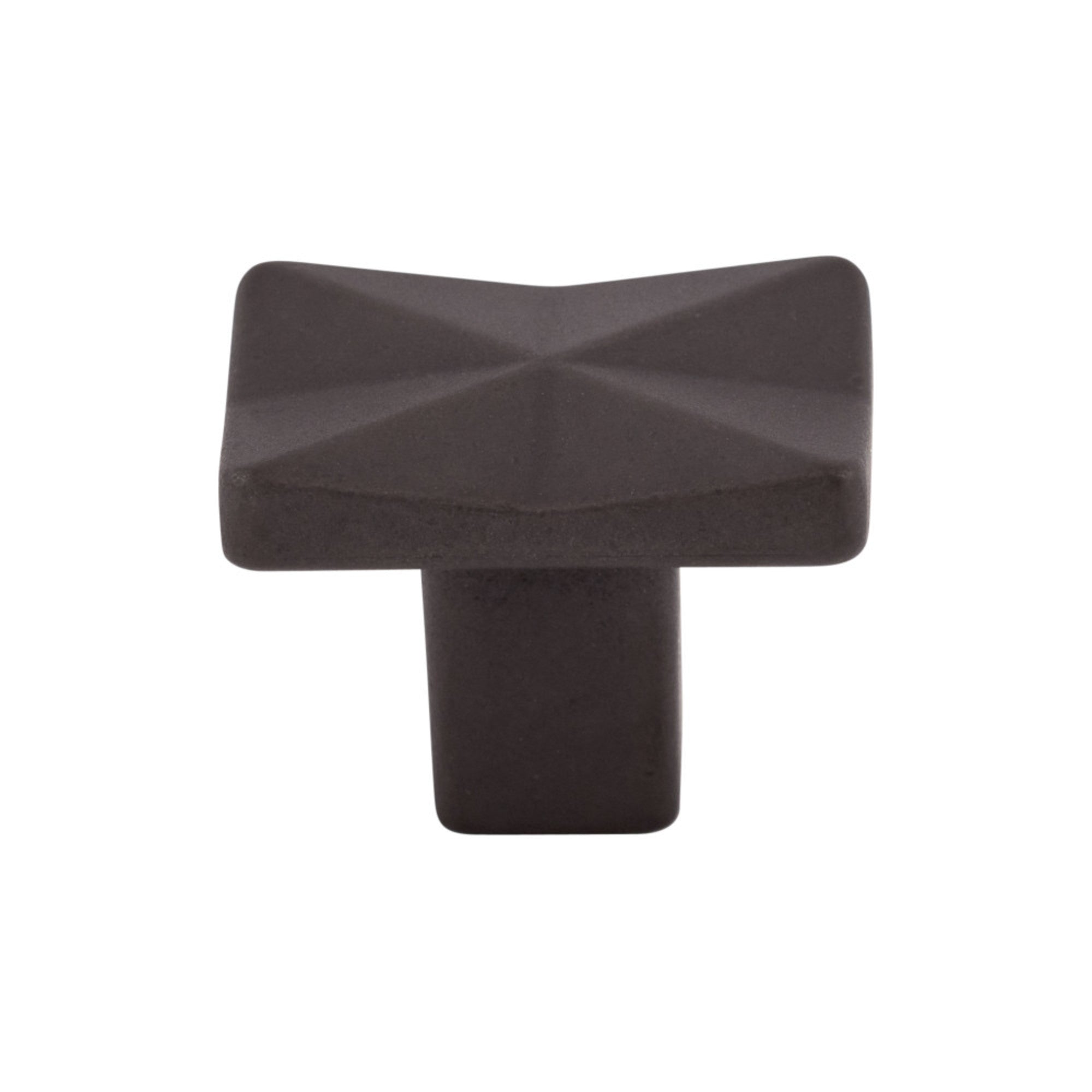 Quilted 1 1/4" Length Rectangle Knob - Sable