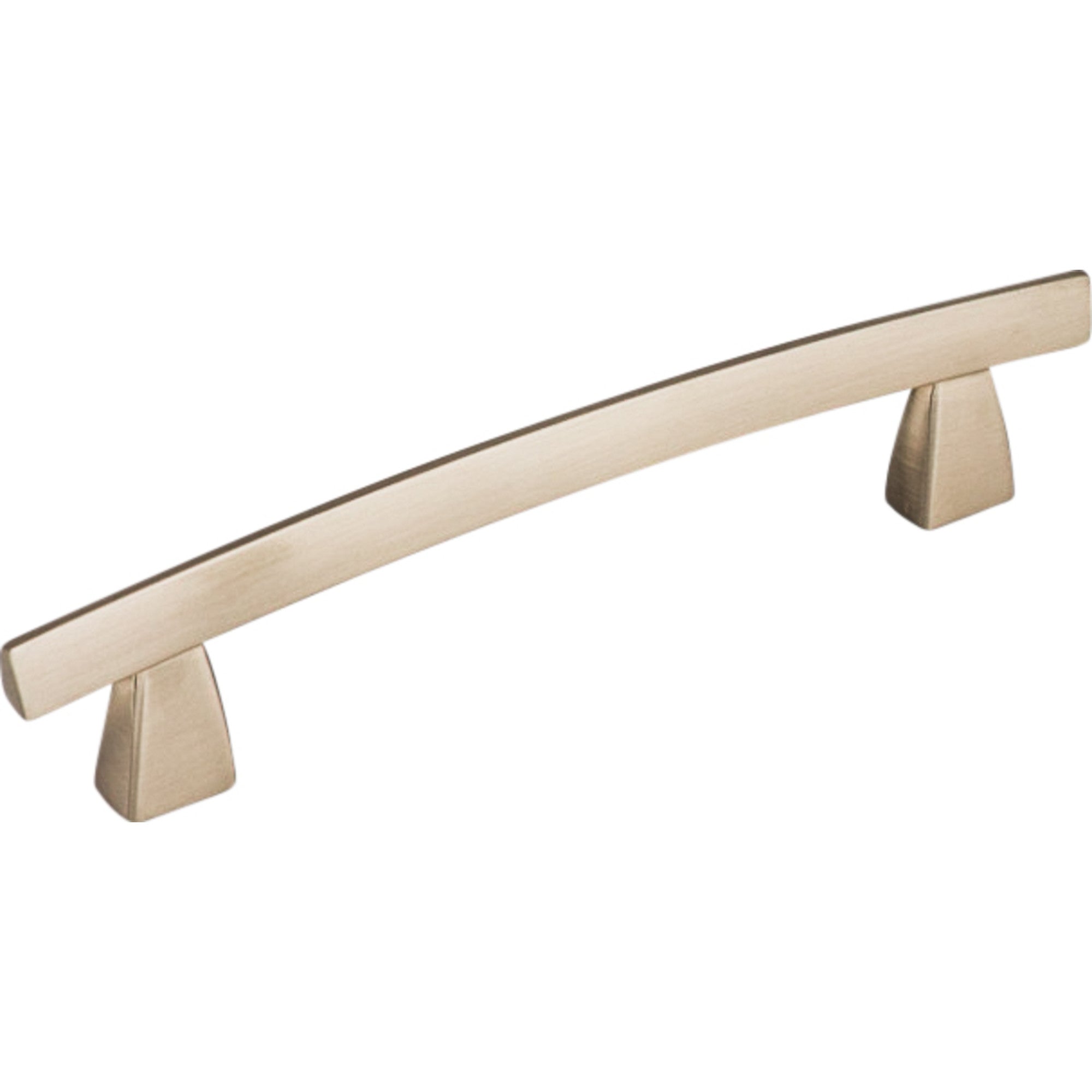 Arched 5" Center to Center Bar Pull - Brushed Satin Nickel