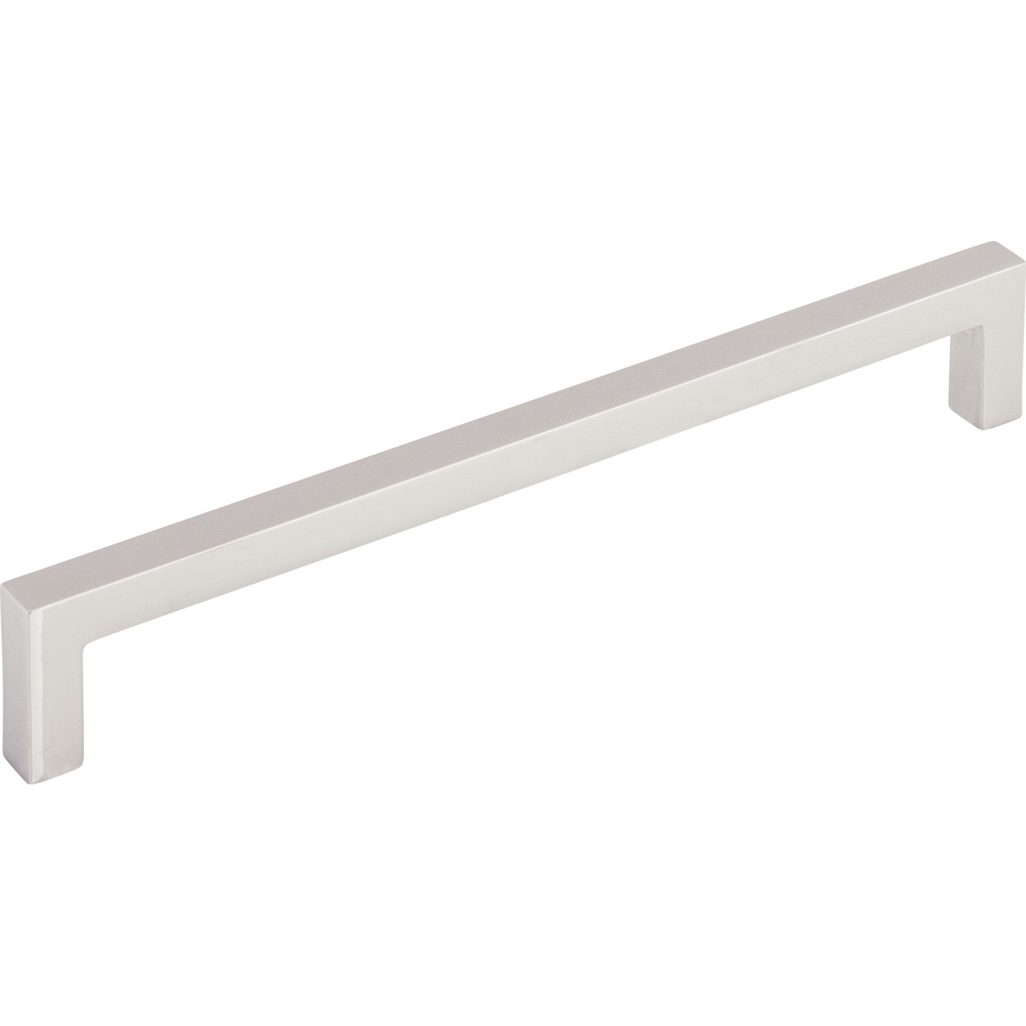 Square Bar 7 9/16" Center to Center Bar Pull - Polished Chrome