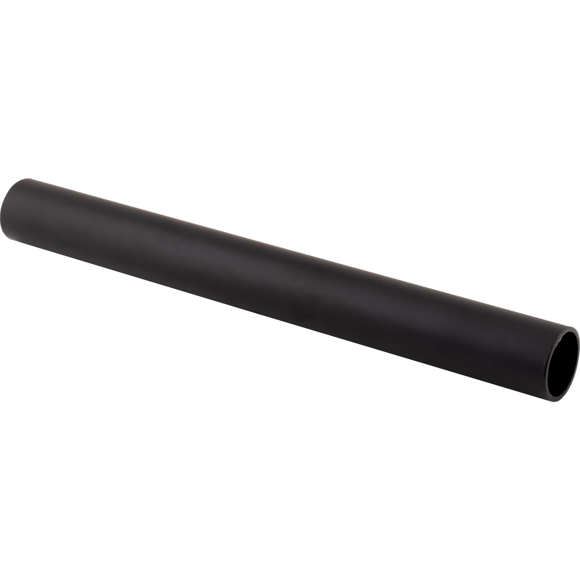 6 Matte Black 1-1/16"x92" Round Steel Closet Rods